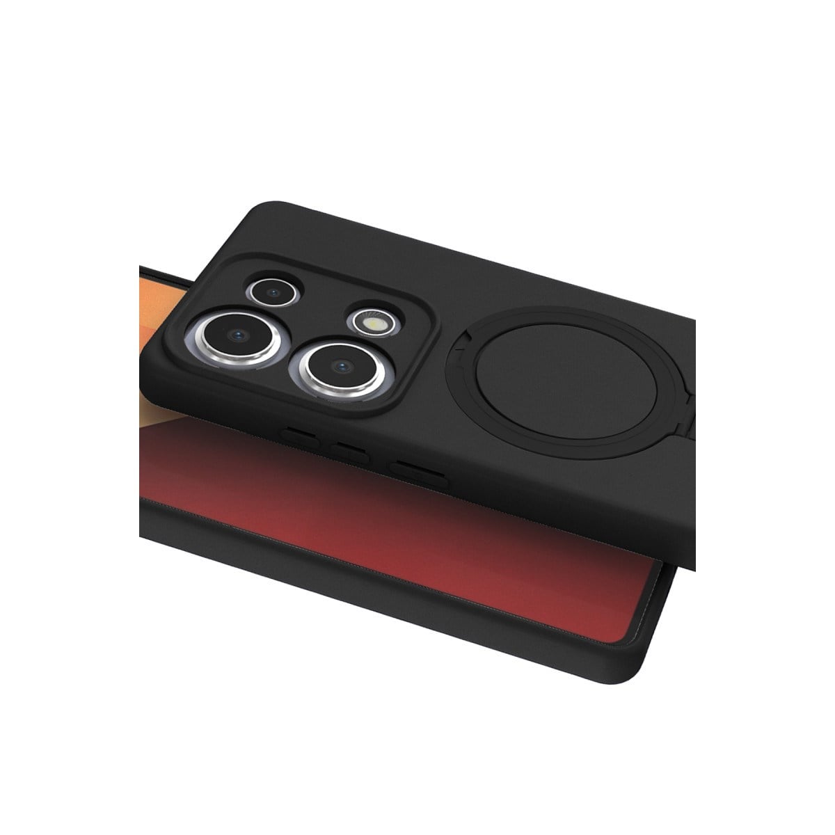Redmi Note 13 Pro 4G Regal Magsafe Standlı Kapak - Siyah