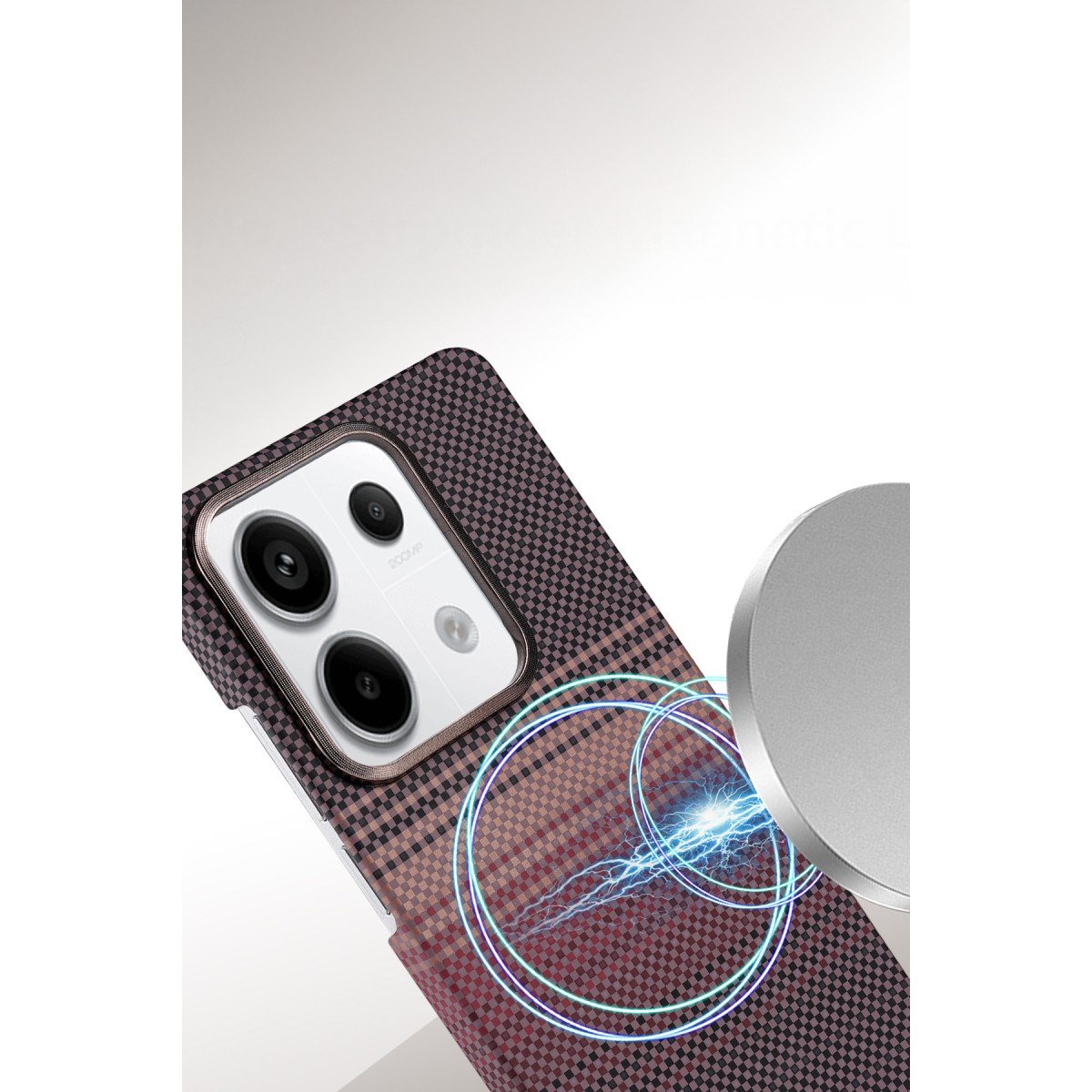 Redmi Note 13 Pro 4G Vega Magsafe Kapak - Siyah