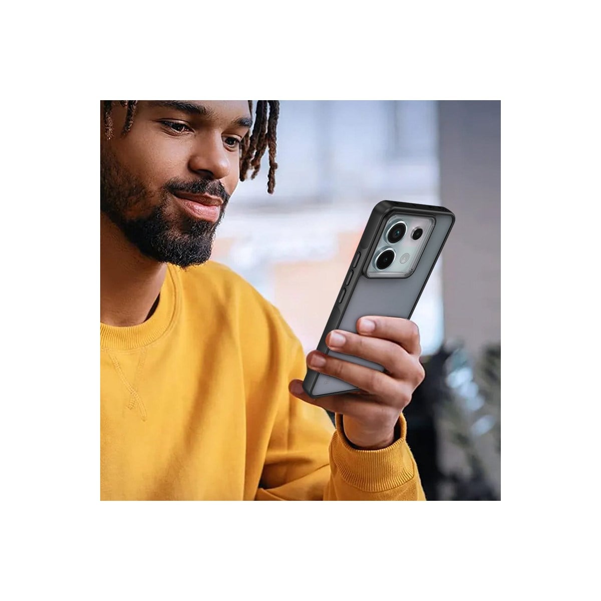 Redmi Note 13 Pro 5G Kılıf Elegant Kapak - Siyah