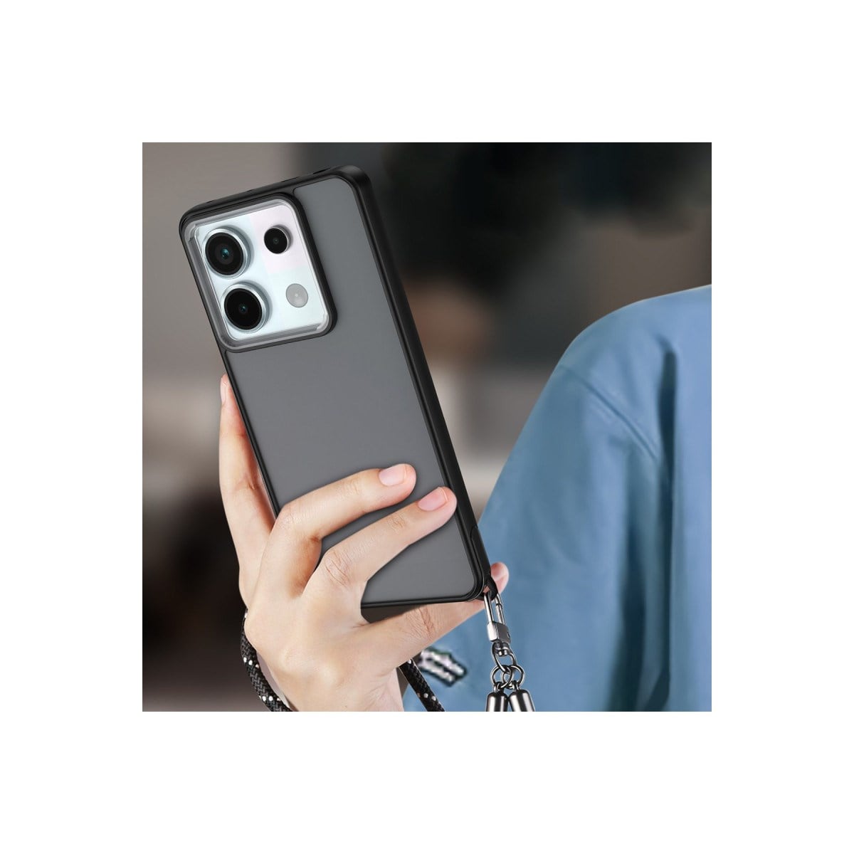 Redmi Note 13 Pro 5G Kılıf Elegant Kapak - Siyah