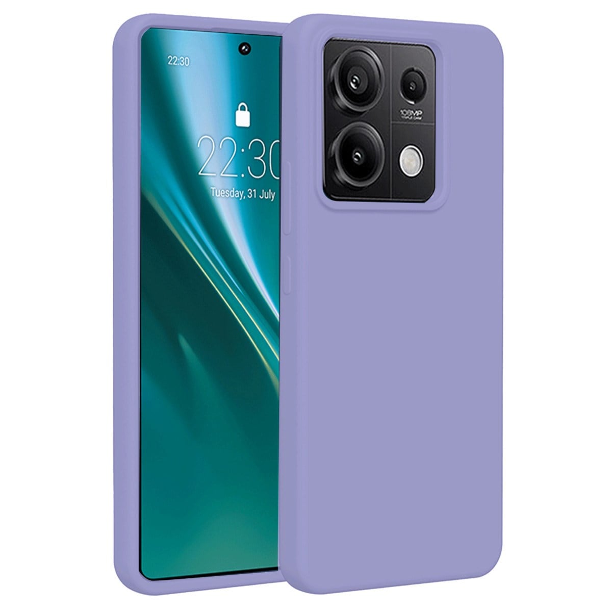 Redmi Note 13 Pro 5G Kılıf First Silikon - Lila
