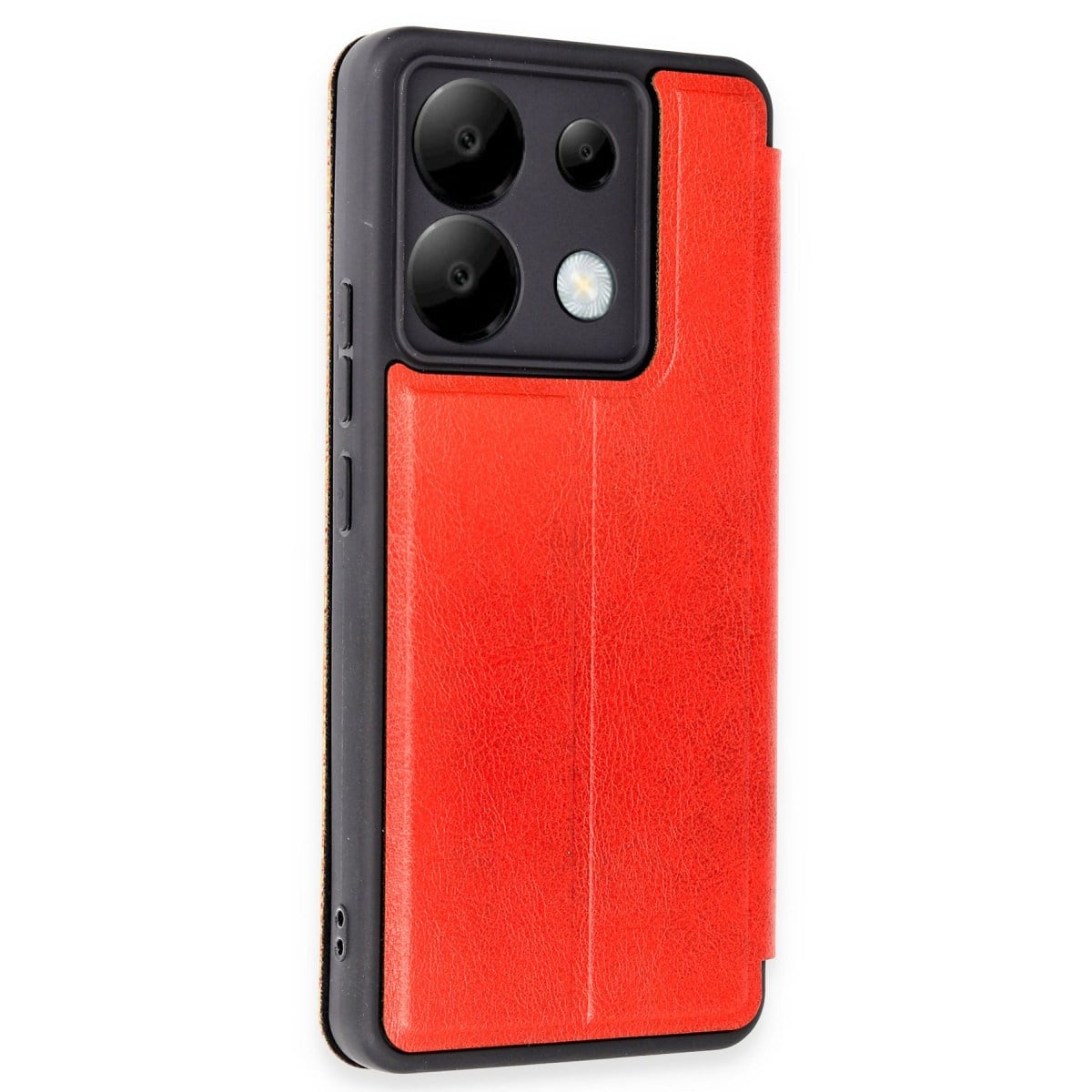 Redmi Note 13 Pro 5G Kılıf Flip Cover - Kırmızı