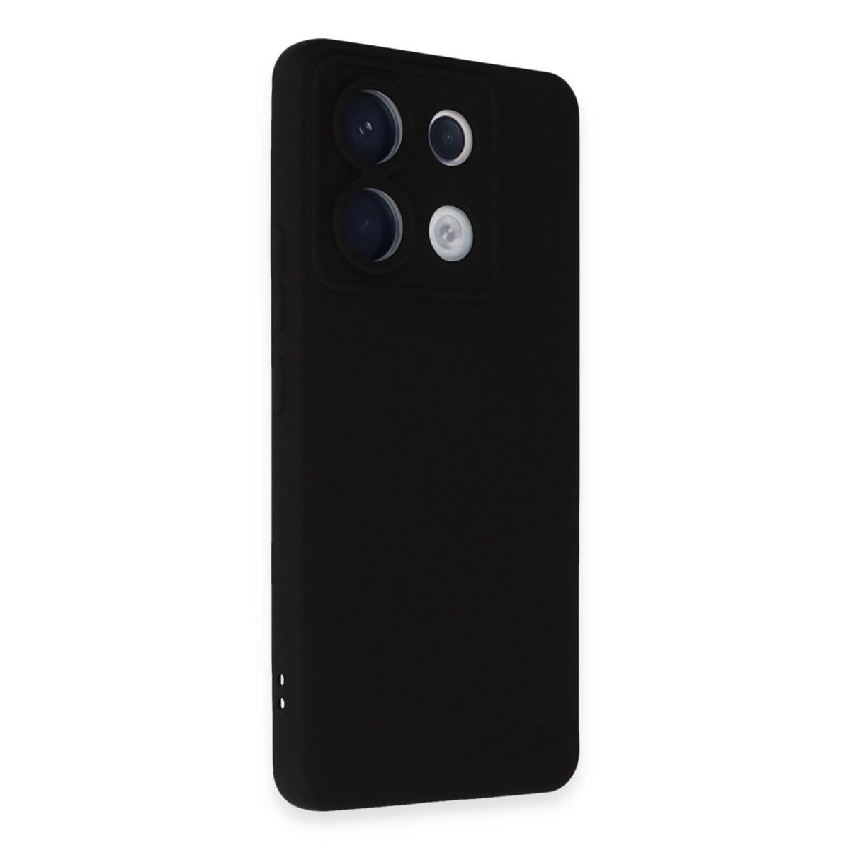 Redmi Note 13 Pro 5G Kılıf Nano içi Kadife Silikon - Siyah