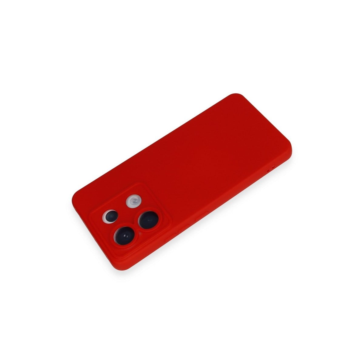 Redmi Note 13 Pro 5G Kılıf Nano içi Kadife Silikon - Kırmızı