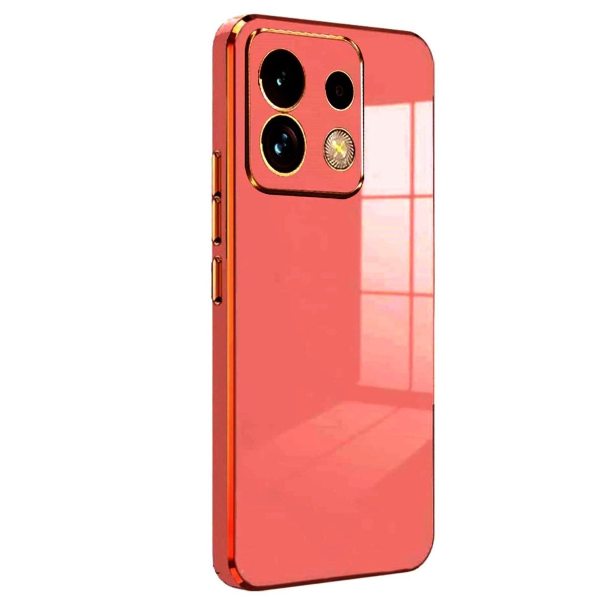 Redmi Note 13 Pro 5G Kılıf Volet Silikon - Kırmızı