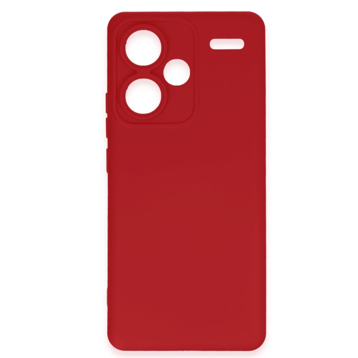 Redmi Note 13 Pro Plus Kılıf Nano içi Kadife Silikon - Kırmızı
