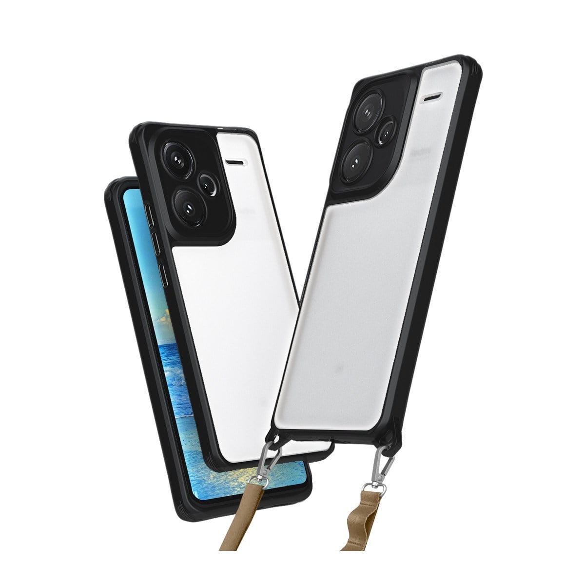 Redmi Note 13 Pro Plus Kılıf Penta Silikon Kılıf - Siyah