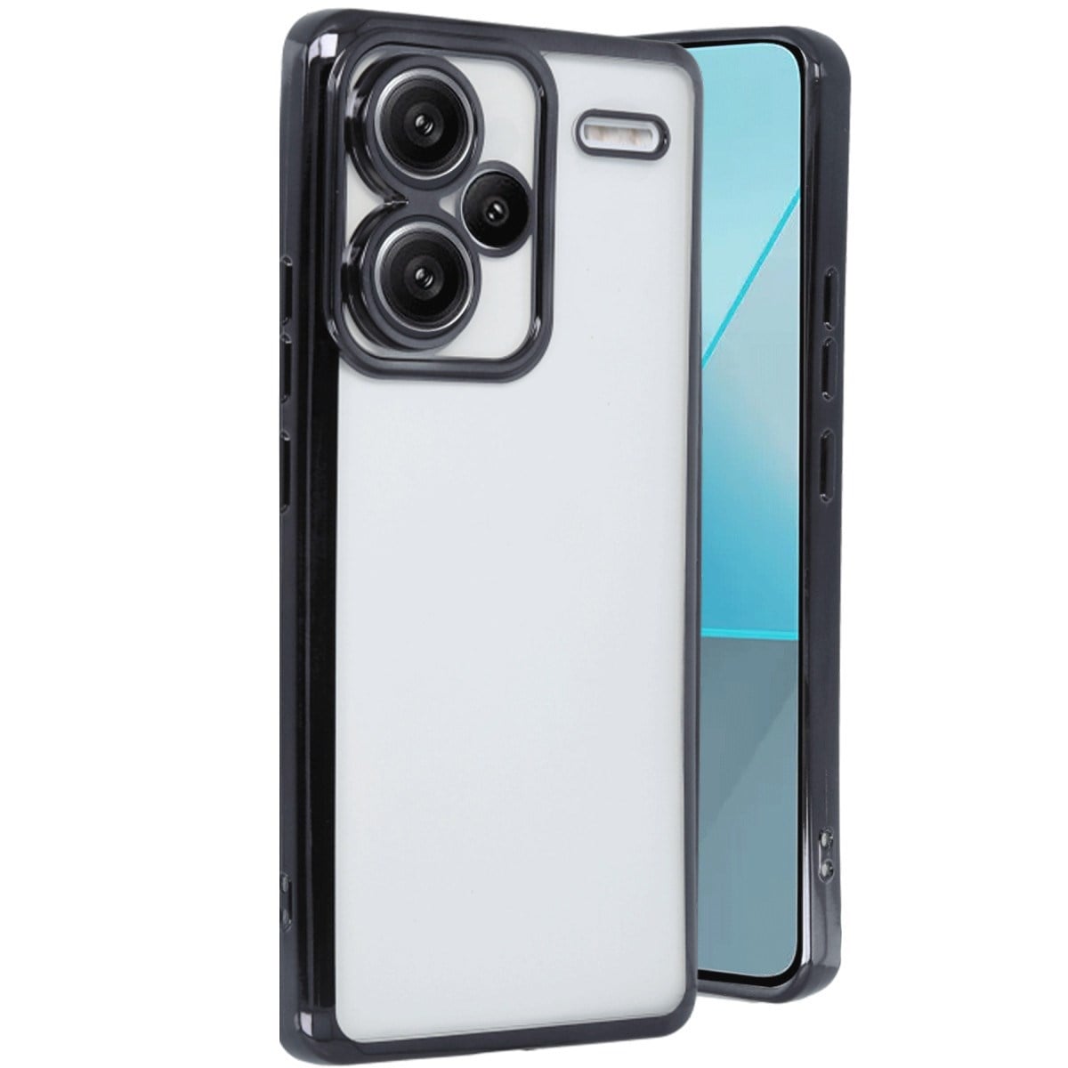 Redmi Note 13 Pro Plus Kılıf Razer Lensli Silikon - Siyah