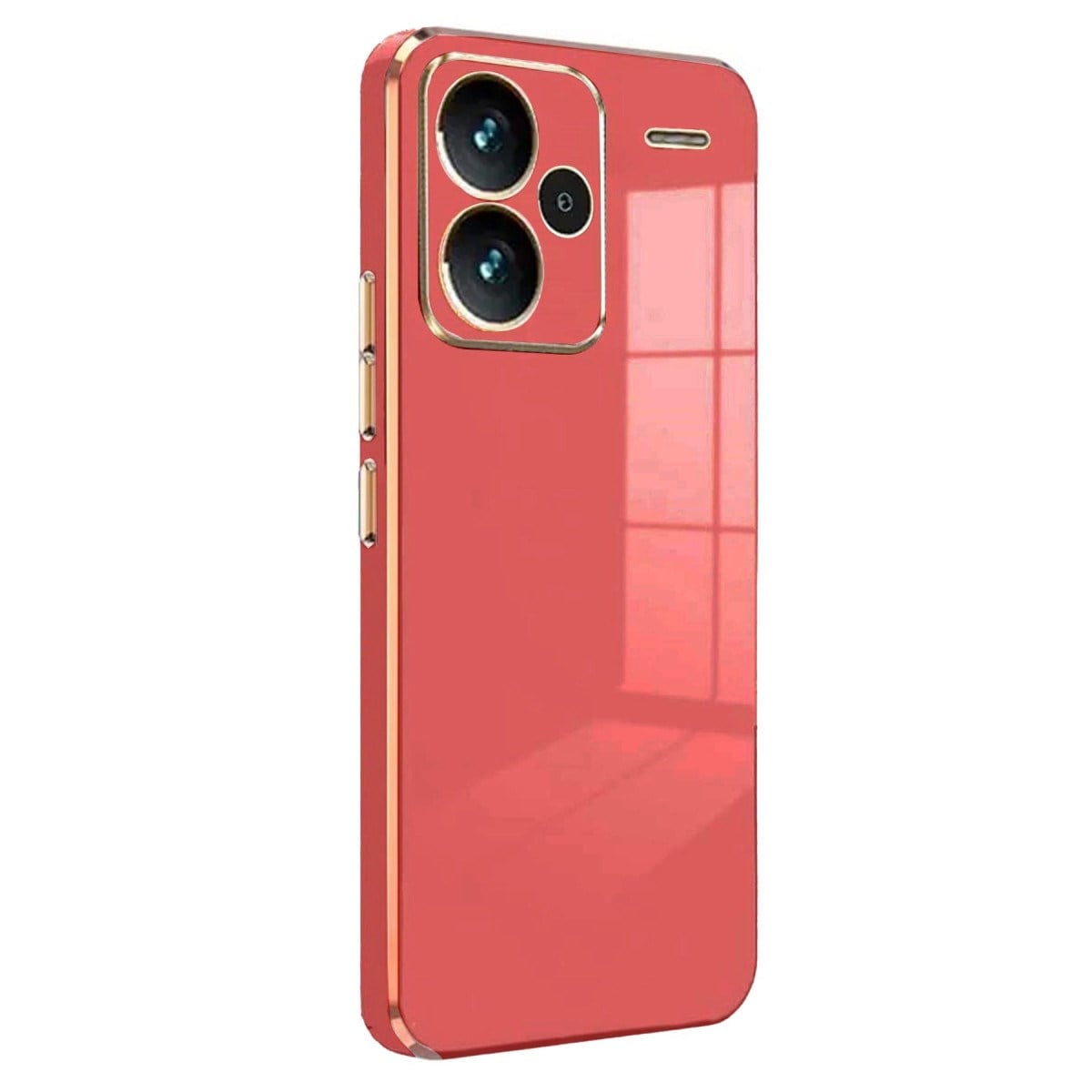 Redmi Note 13 Pro Plus Kılıf Volet Silikon - Kırmızı