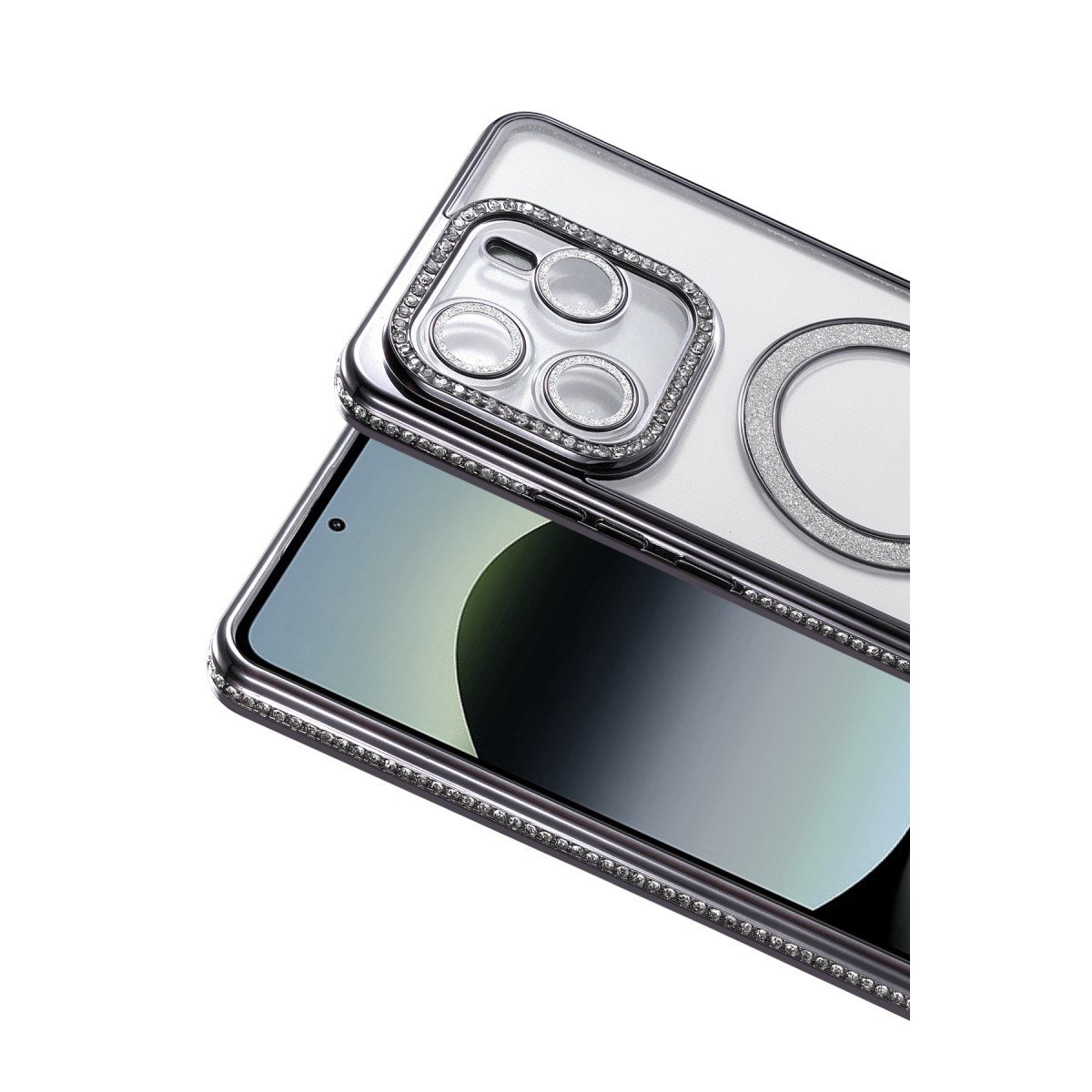 Redmi Note 14 4G Joke Simli Magneticsafe Kılıf - Siyah
