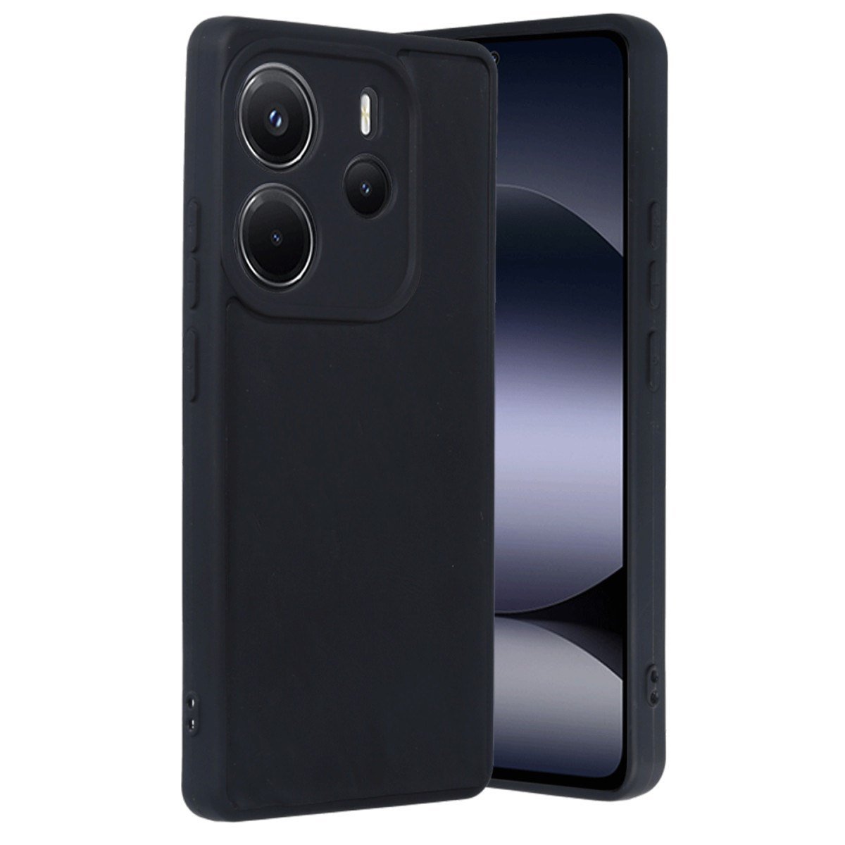 Redmi Note 14 4G Kılıf Aras Deri Kapak - Siyah