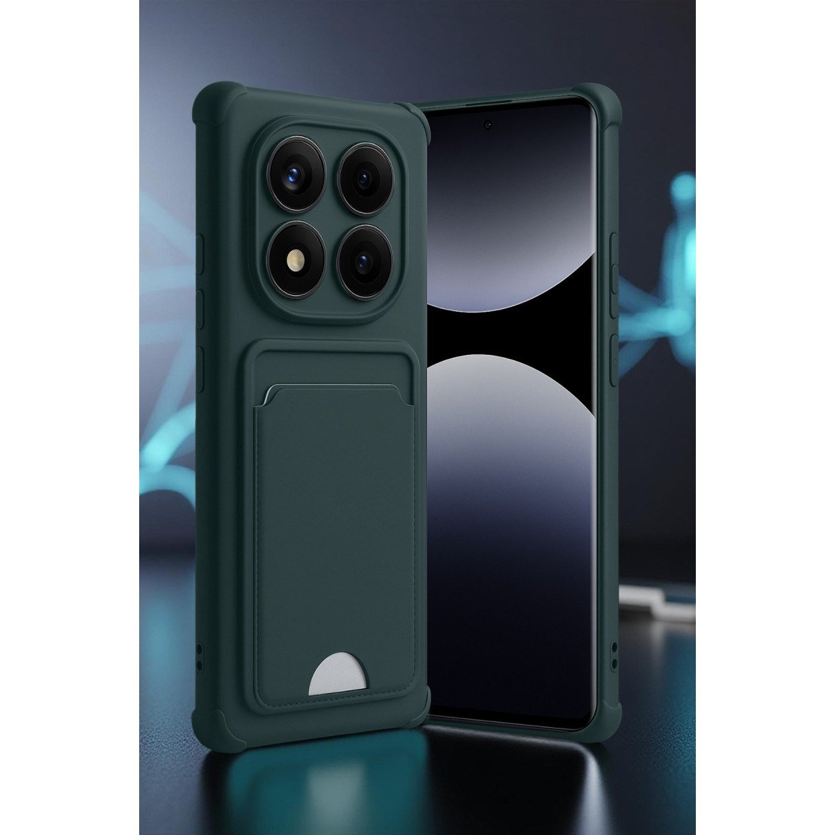 Redmi Note 14 Pro 4G Kelvin Kartvizitli Silikon - Siyah