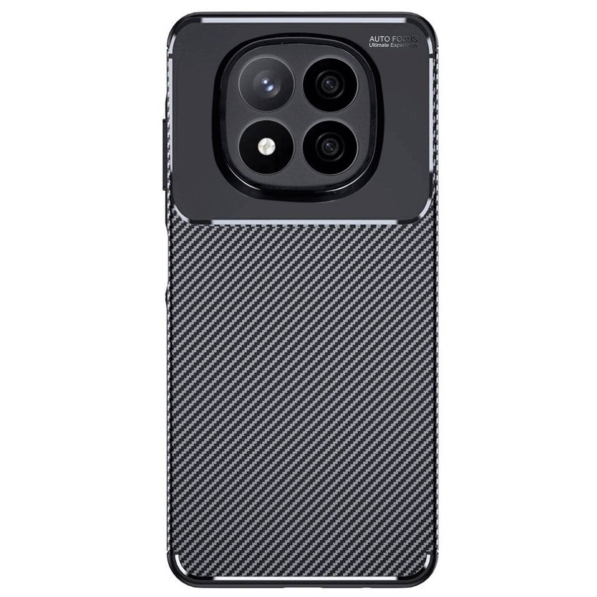 Redmi Note 14 Pro 4G Kılıf Auto Focus Karbon Kapak - Siyah