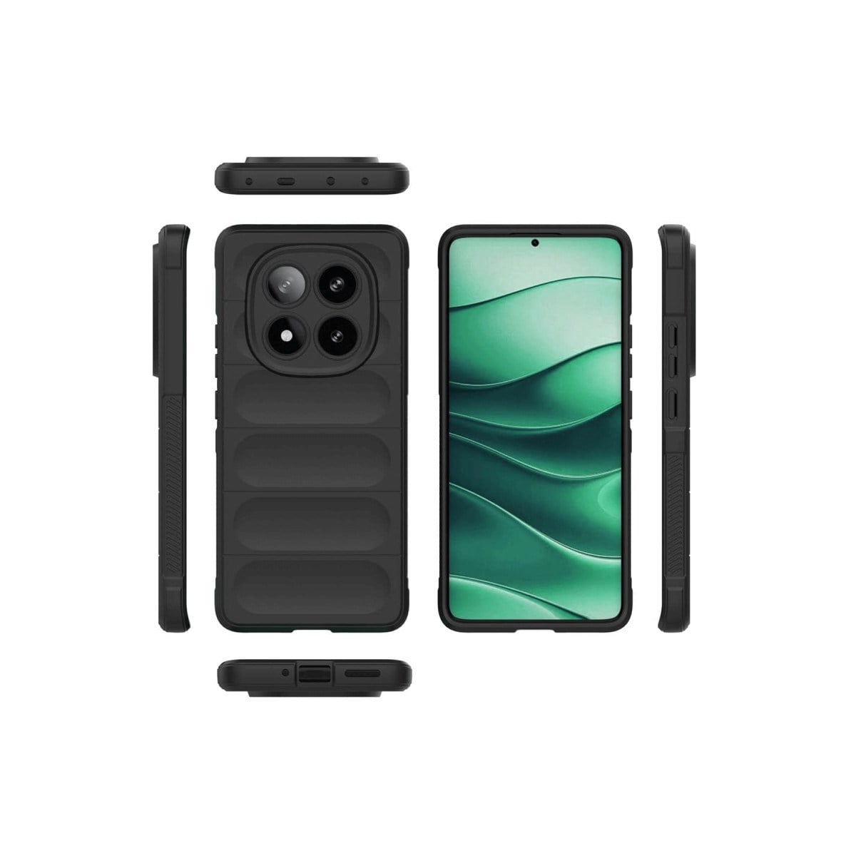 Redmi Note 14 Pro 4G Kılıf Optimum Silikon - Siyah
