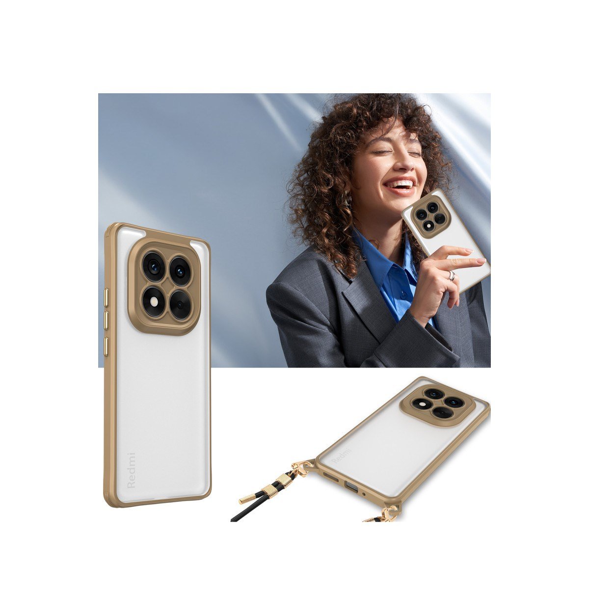 Redmi Note 14 Pro 4G Kılıf Penta Silikon Kılıf - Siyah