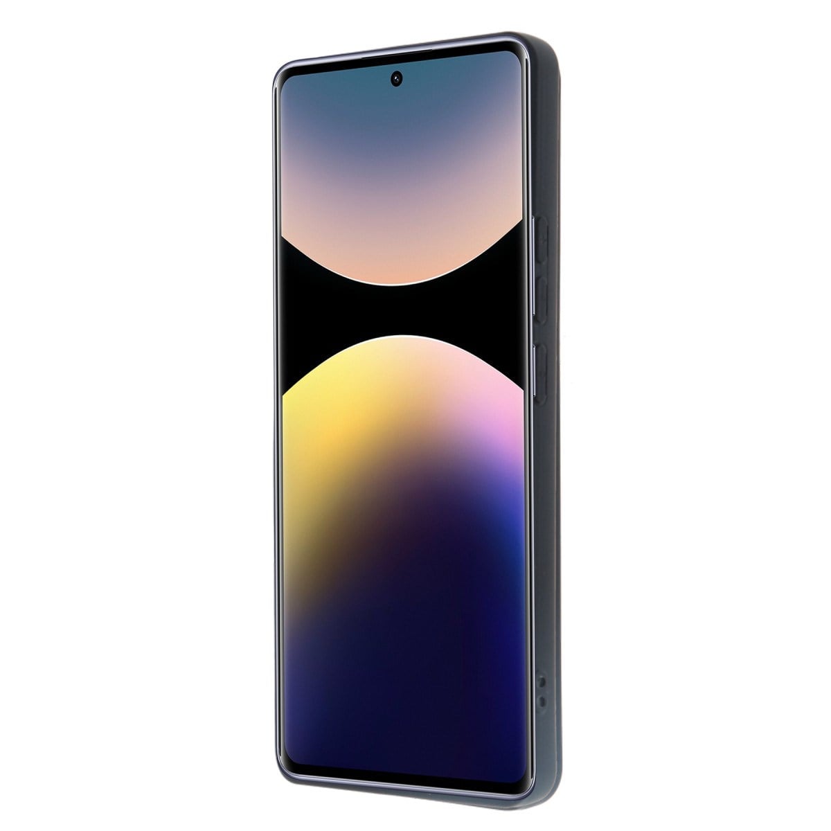 Redmi Note 14 Pro 4G Kılıf Sara Kartvizitli Deri Kılıf - Siyah