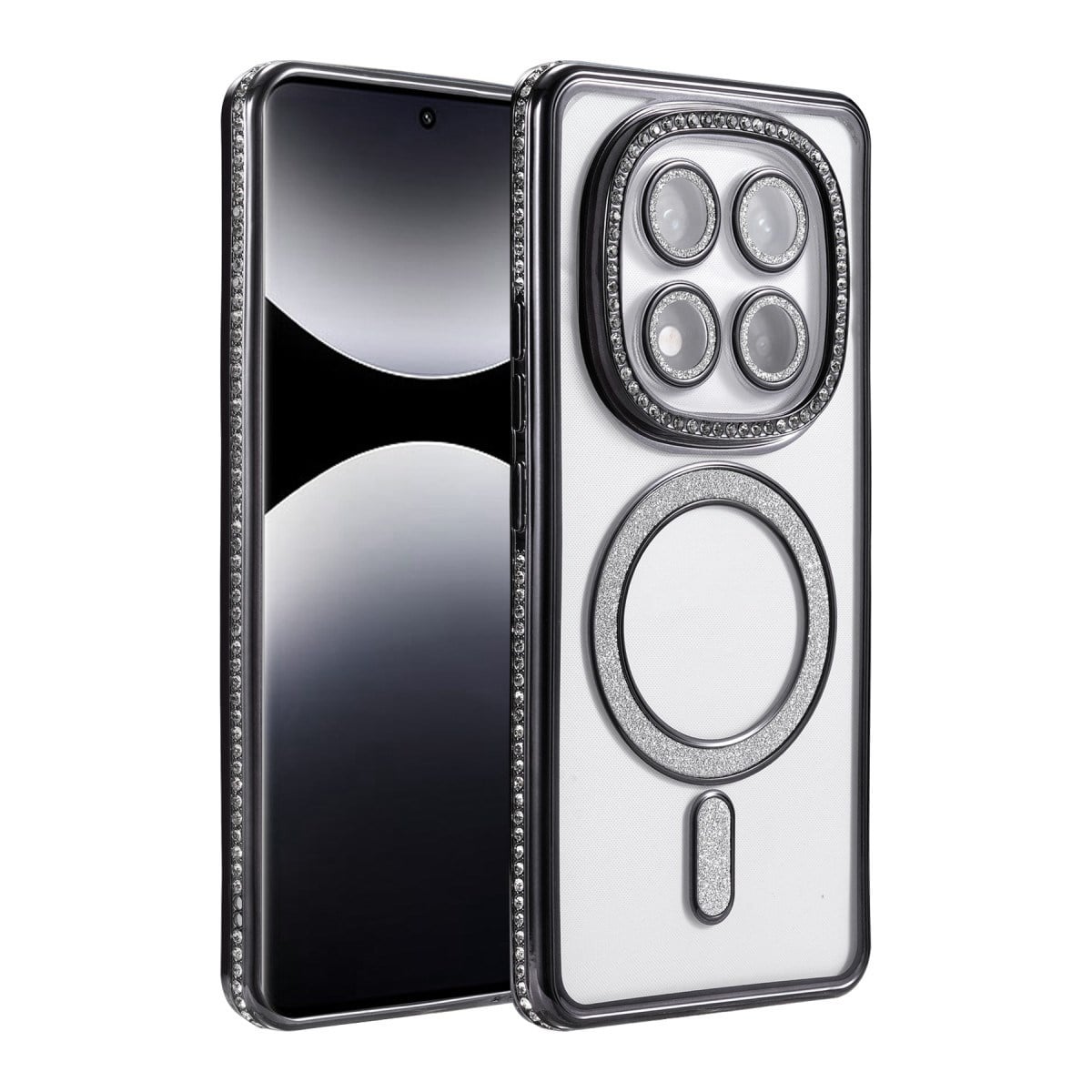 Redmi Note 14 Pro 5G Joke Simli Magneticsafe Kılıf - Siyah