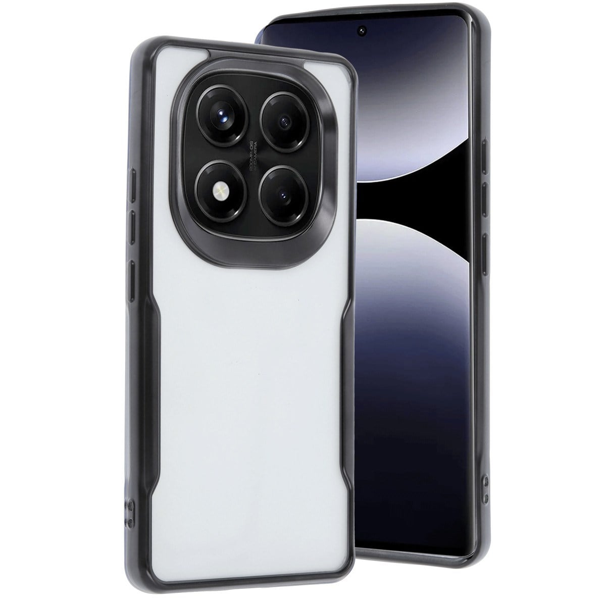 Redmi Note 14 Pro 5G Kılıf Boyi Silikon Kapak - Siyah