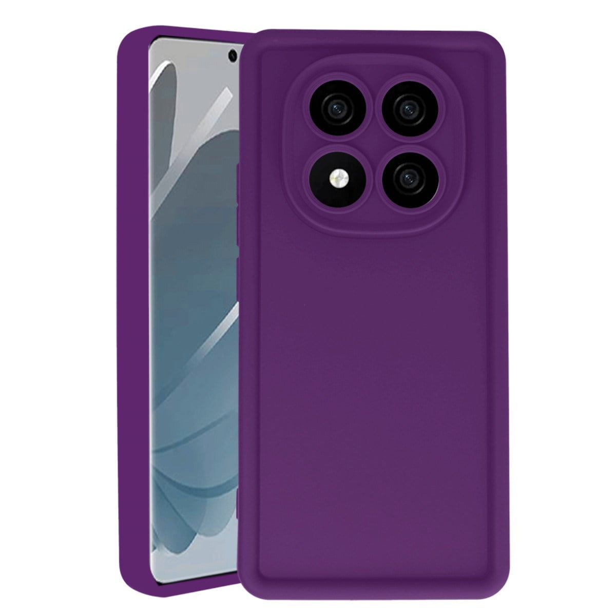 Redmi Note 14 Pro 5G Kılıf Viera Silikon - Mürdüm