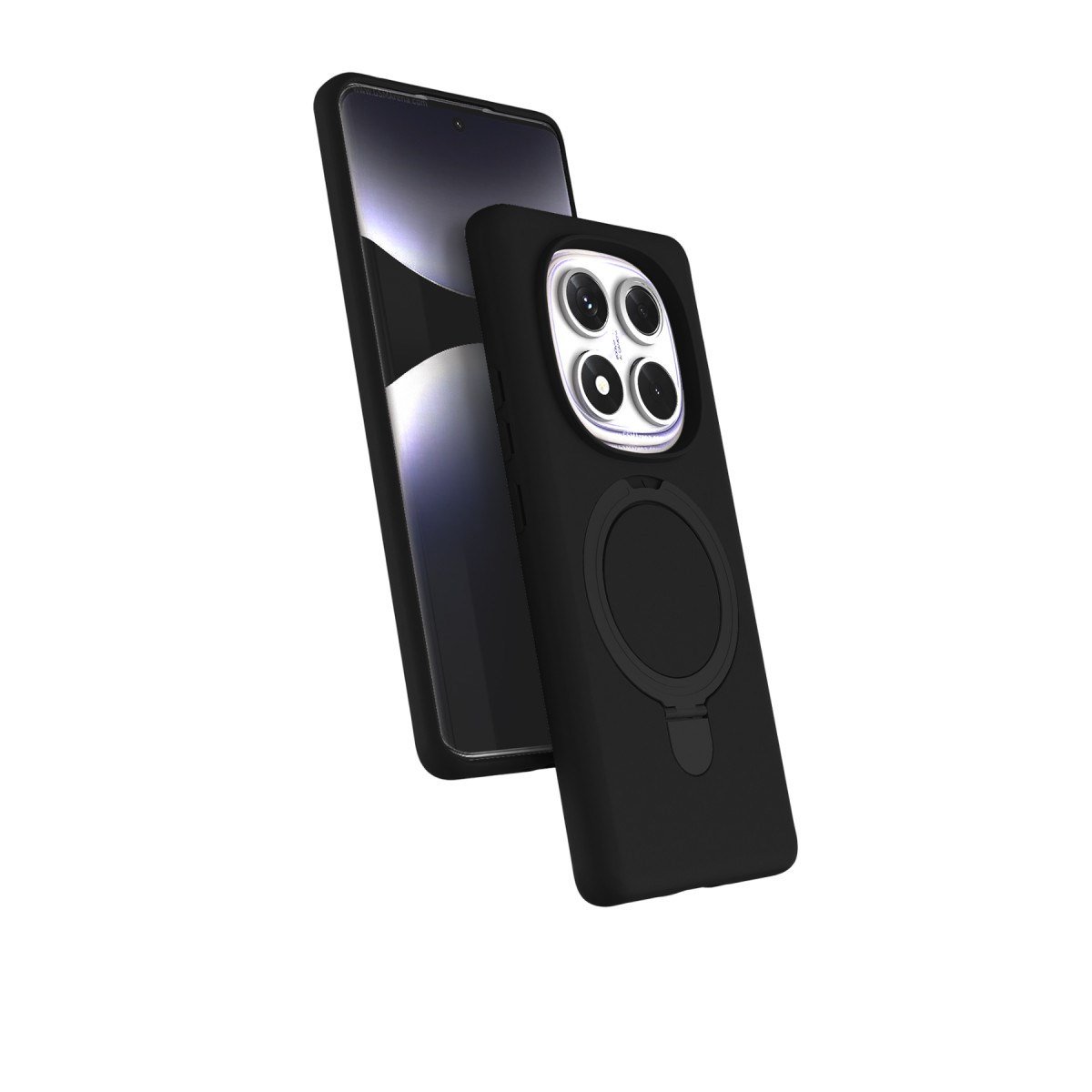 Redmi Note 14 Pro 5G Regal Magsafe Standlı Kapak - Siyah