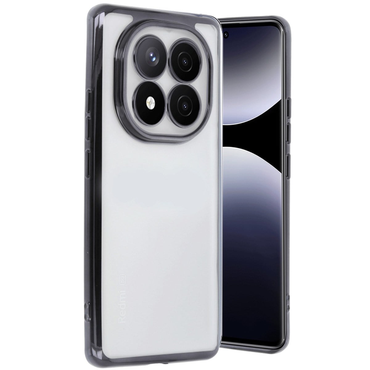 Redmi Note 14 Pro Plus Kılıf Razer Lensli Silikon - Siyah