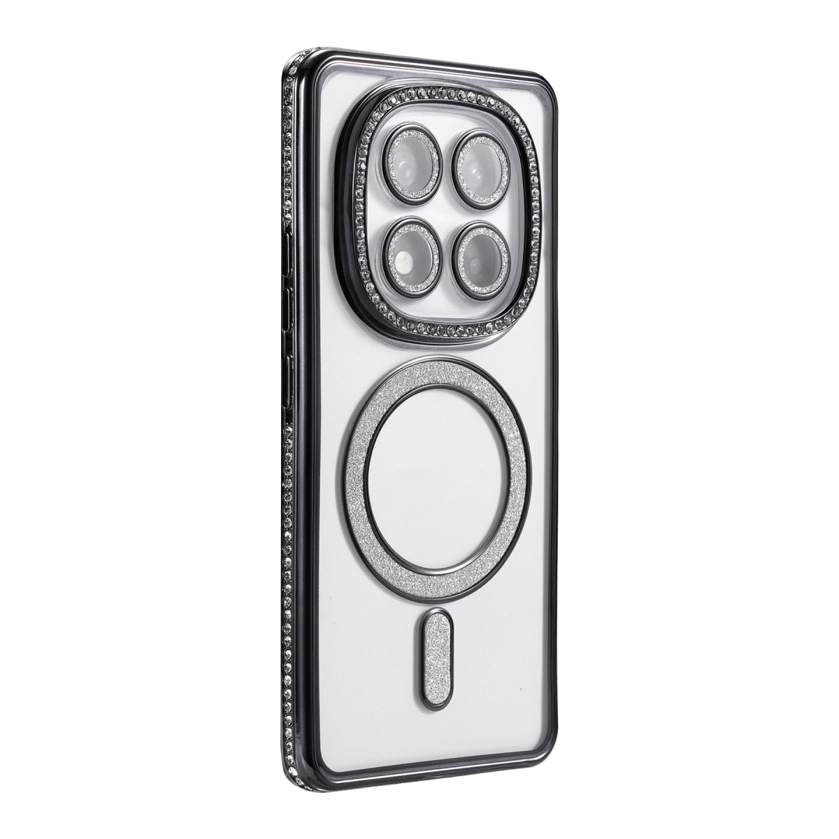 Redmi Note 15 4G Joke Simli Magneticsafe Kılıf - Siyah