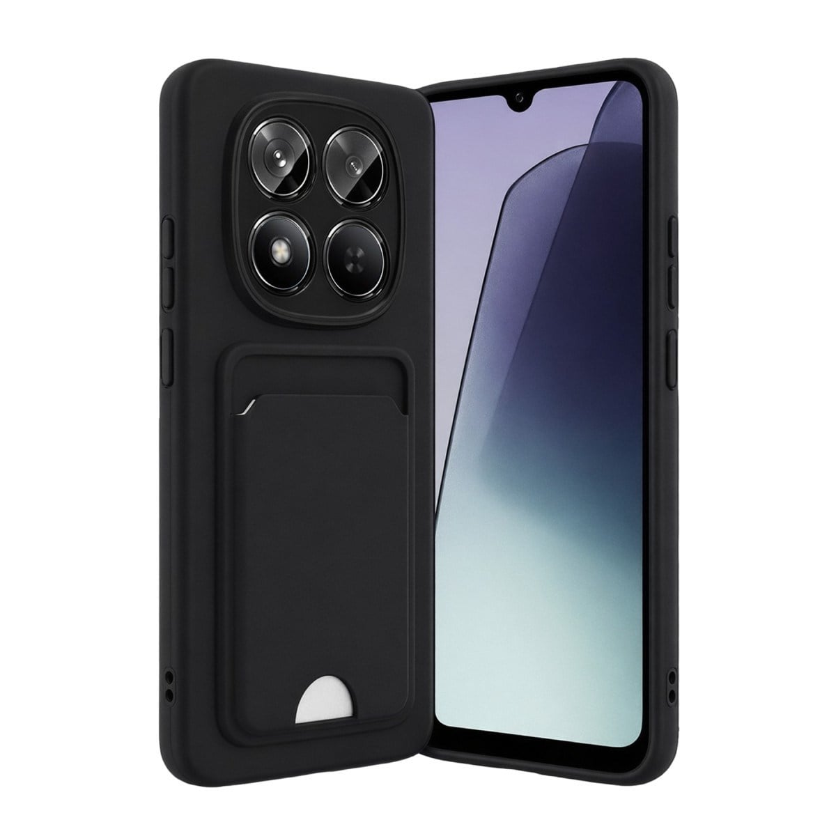 Redmi Note 15 4G Kelvin Kartvizitli Silikon - Siyah