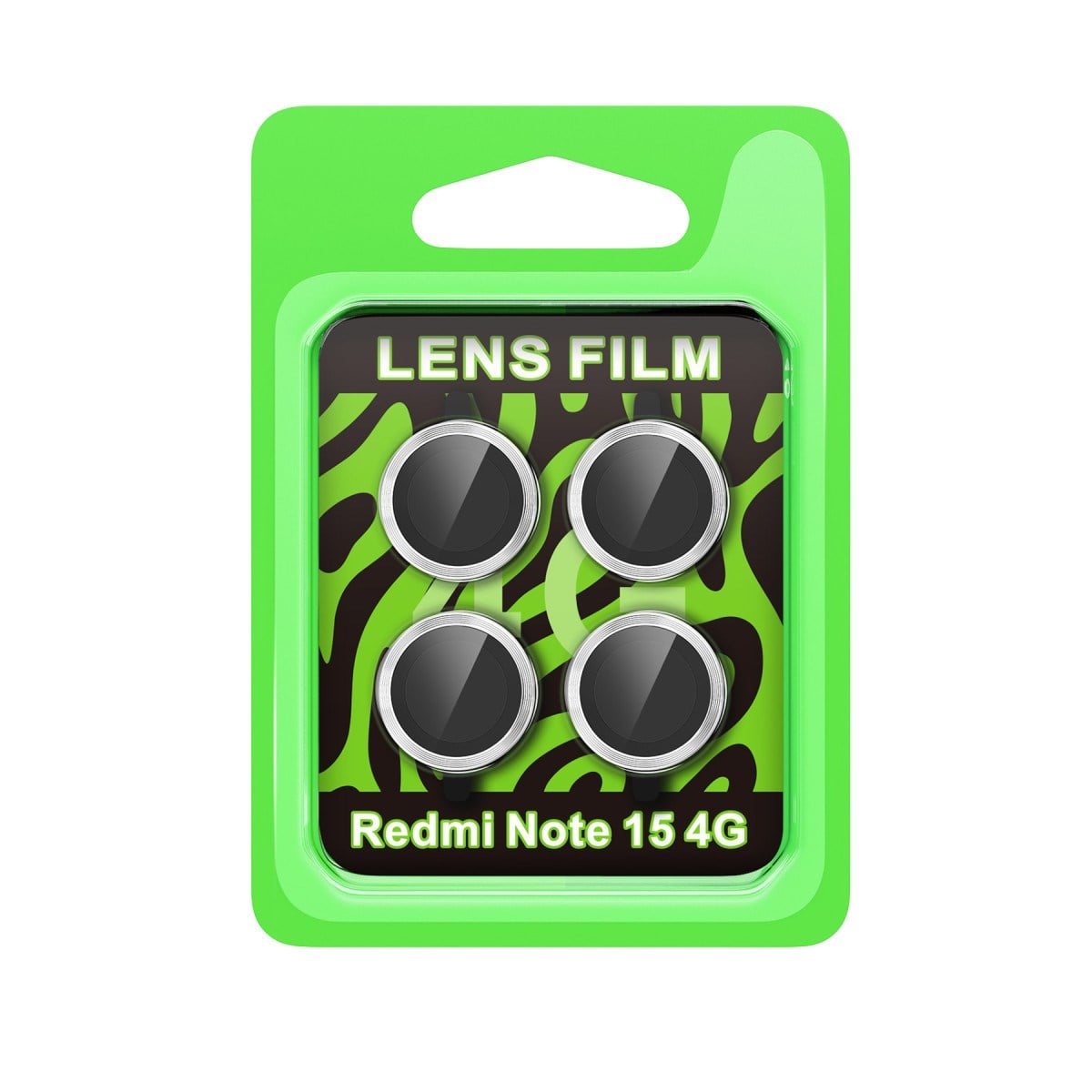 Redmi Note 15 4G Raze Metal Kamera Lens - Gümüş