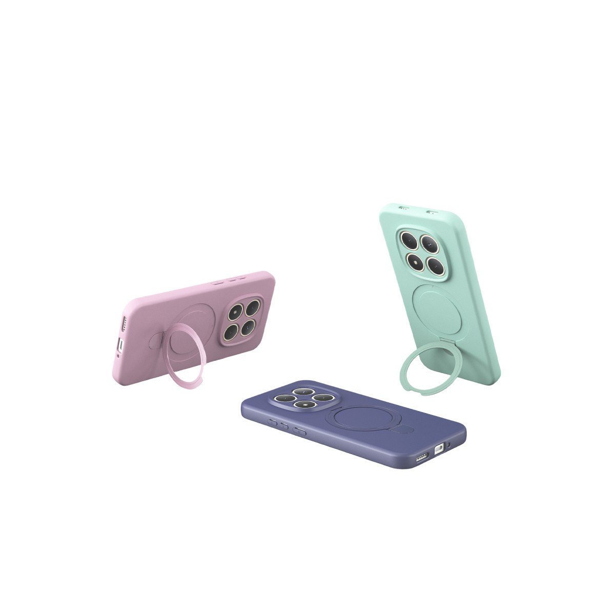 Redmi Note 15 4G Regal Magsafe Standlı Kapak - Siyah