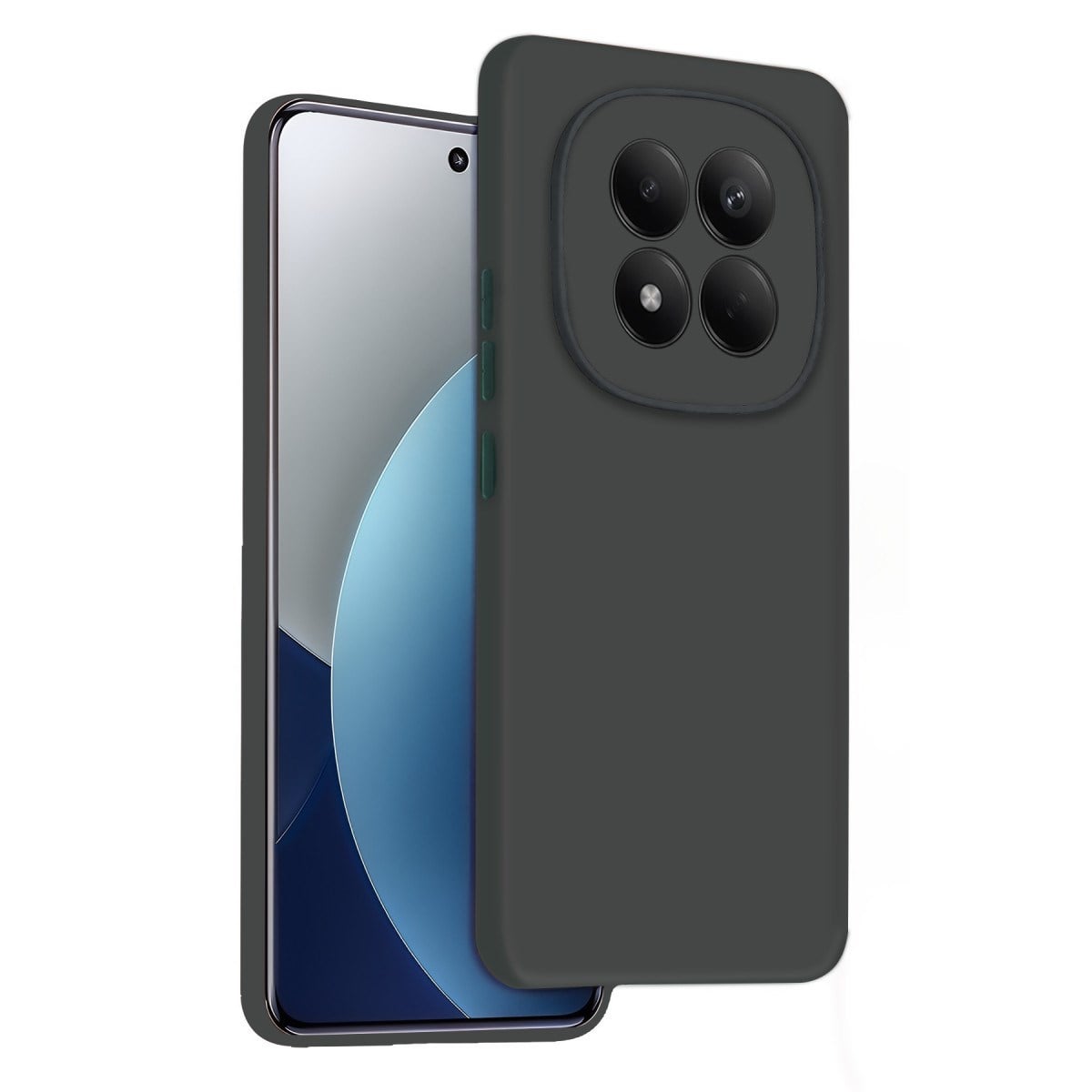Redmi Note 15 Pro 4G First Silikon - Koyu Yeşil