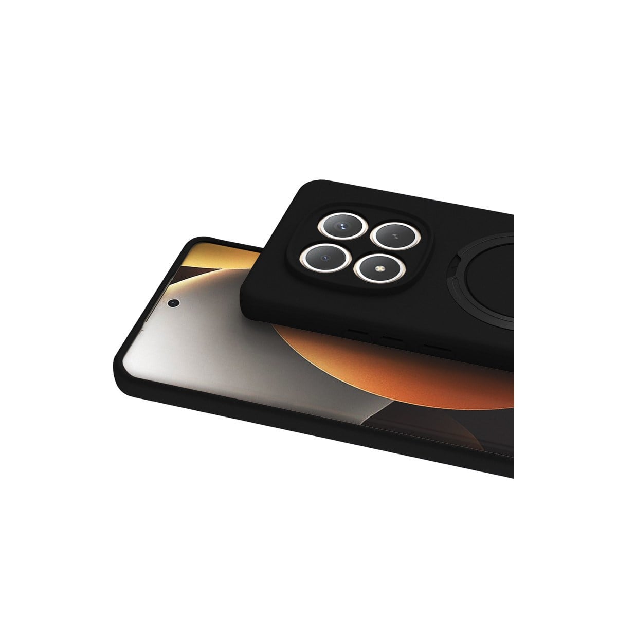 Redmi Note 15 Pro 4G Regal Magsafe Standlı Kapak - Siyah