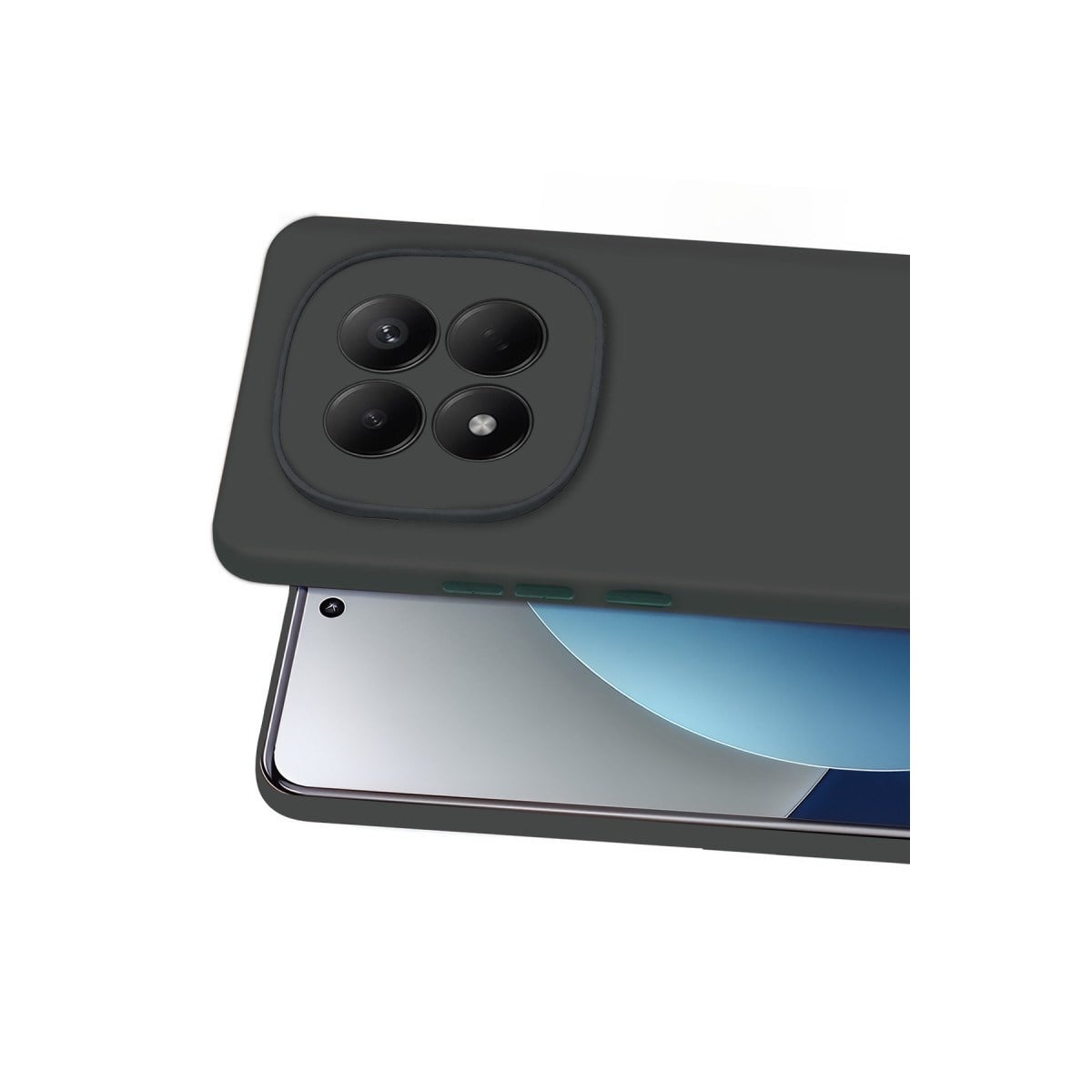 Redmi Note 15 Pro 5G First Silikon - Koyu Yeşil