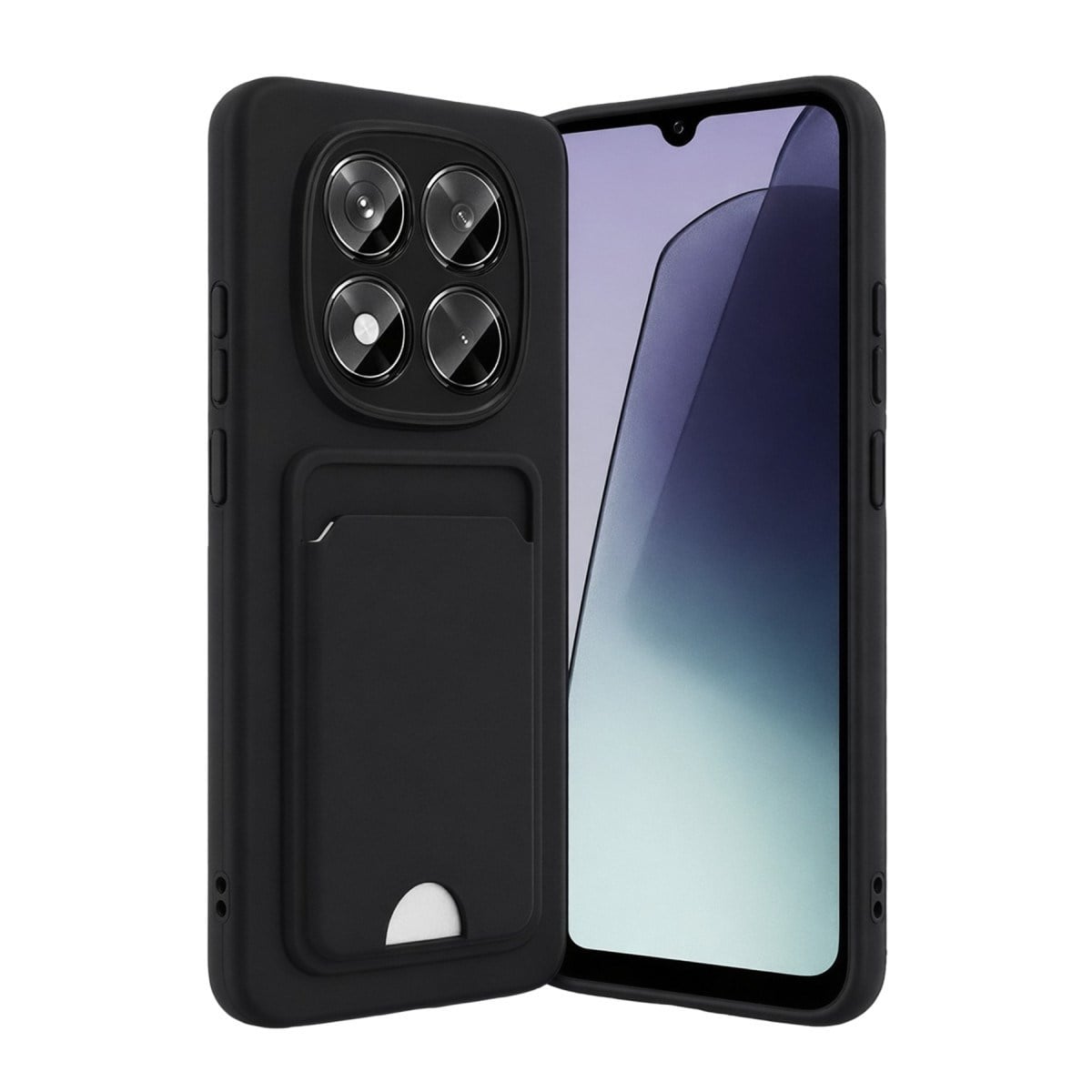 Redmi Note 15 Pro 5G Kelvin Kartvizitli Silikon - Siyah