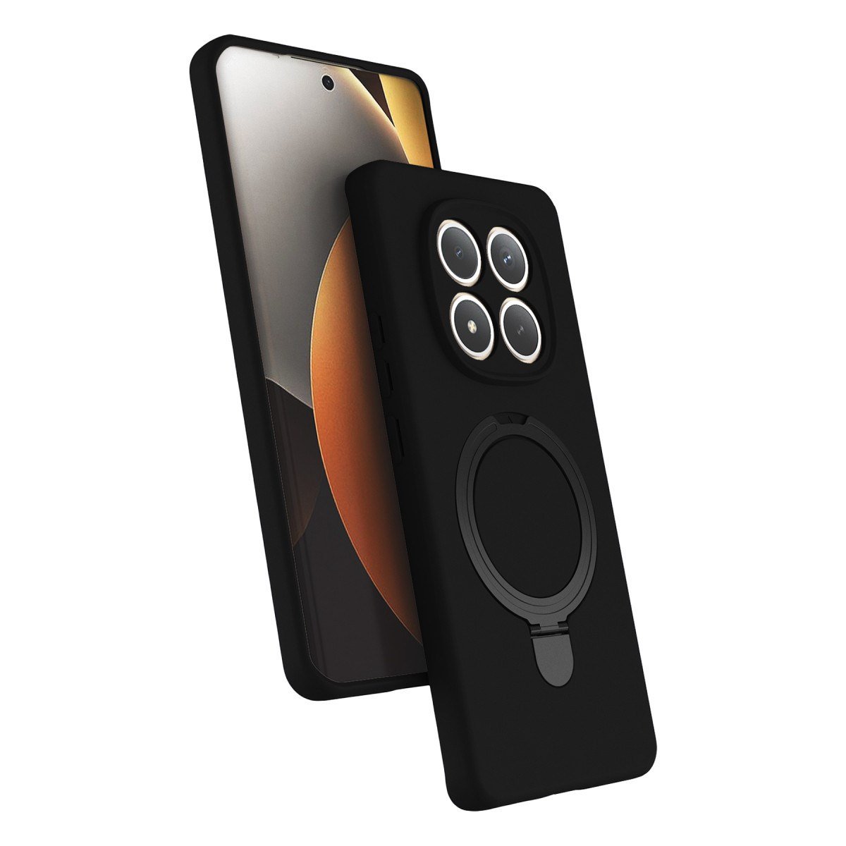 Redmi Note 15 Pro 5G Regal Magsafe Standlı Kapak - Siyah