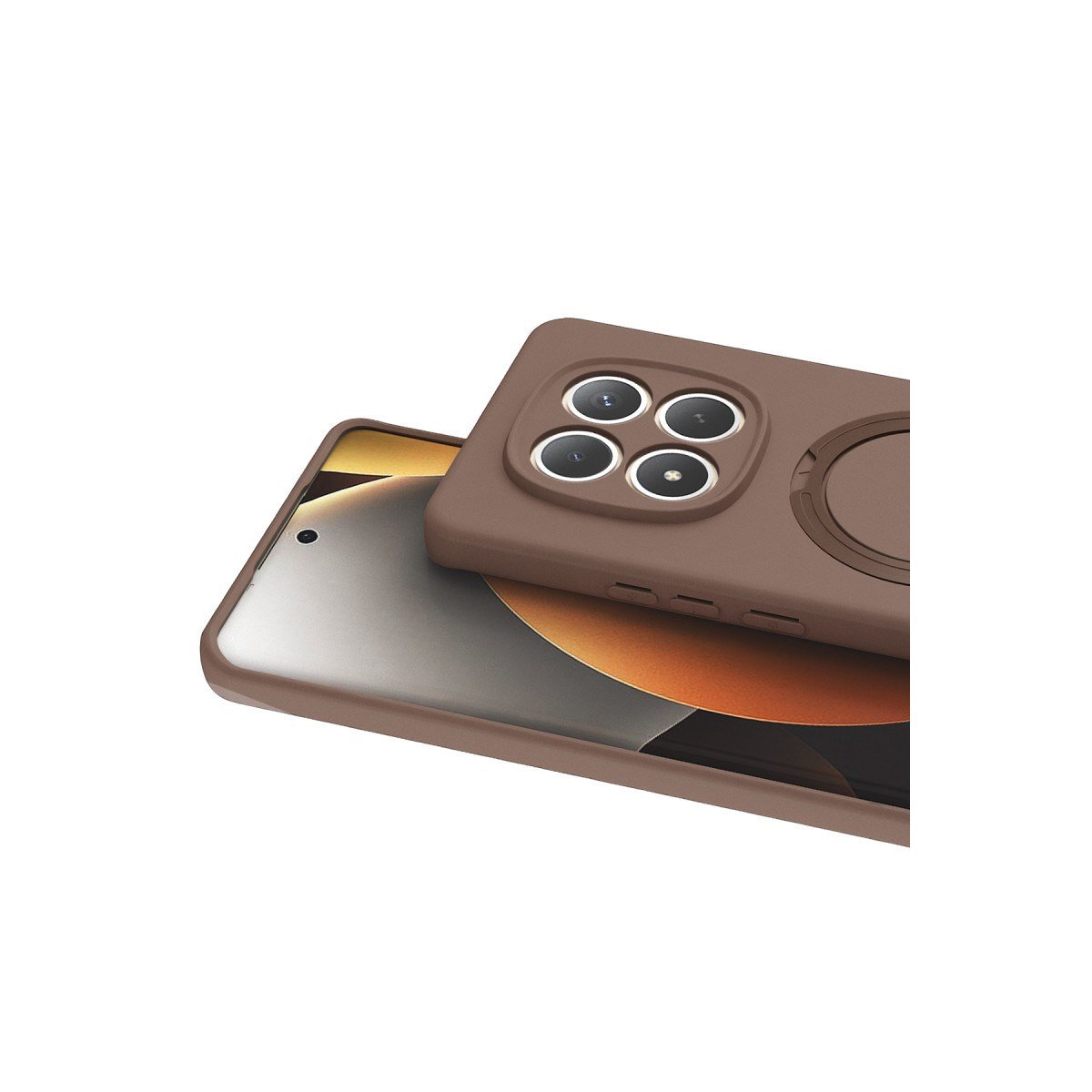 Redmi Note 15 Pro 5G Regal Magsafe Standlı Kapak - Çöl Titanyum