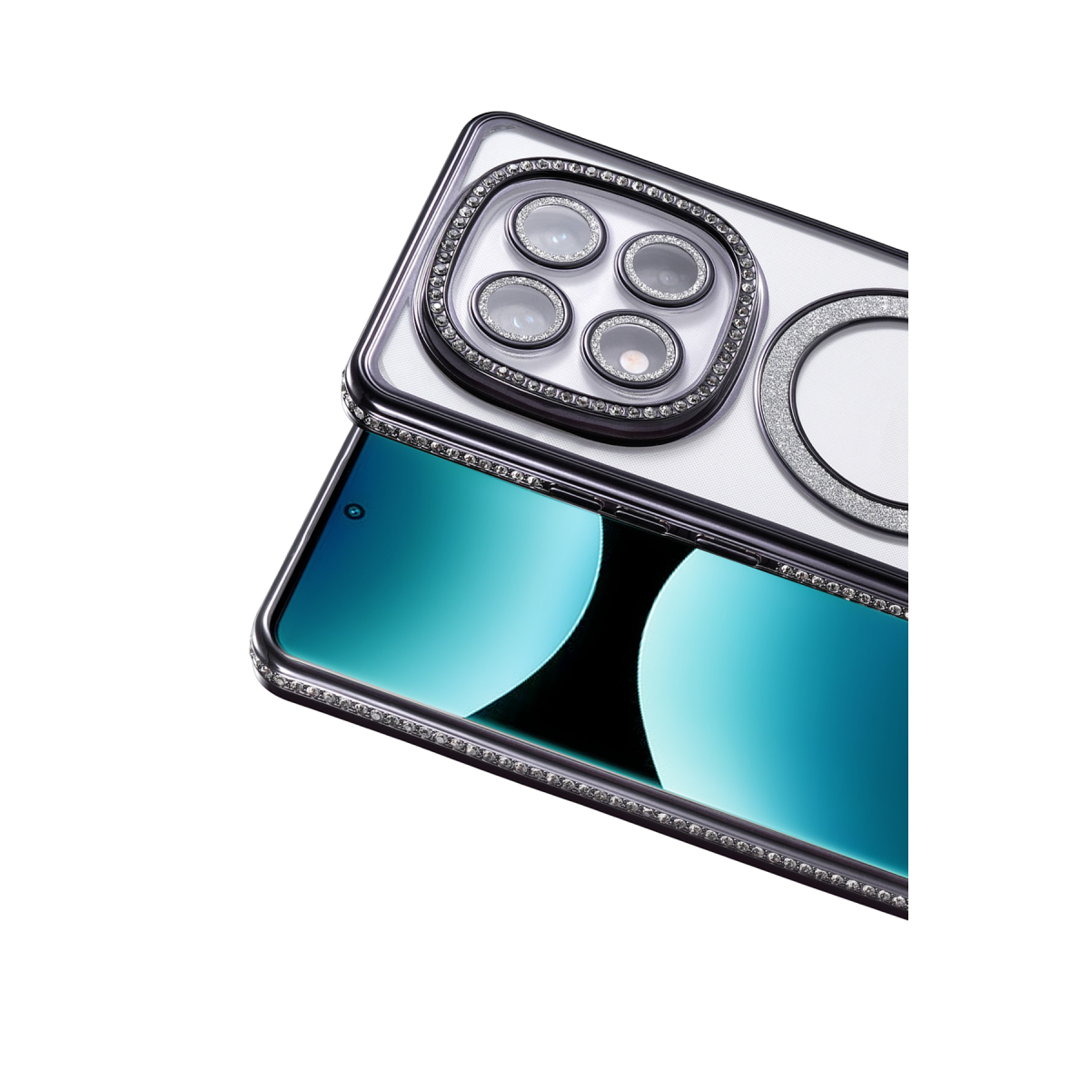 Redmi Note 15 Pro Plus 5G Joke Simli Magneticsafe Kılıf - Siyah