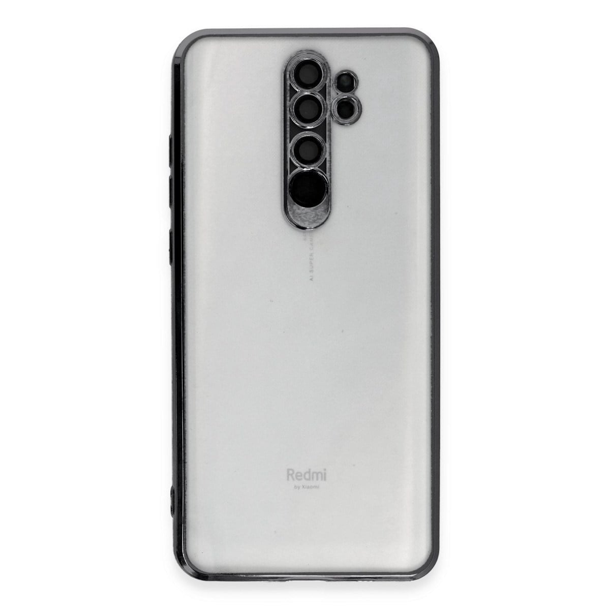 Redmi Note 8 Pro Kılıf Razer Lensli Silikon - Siyah