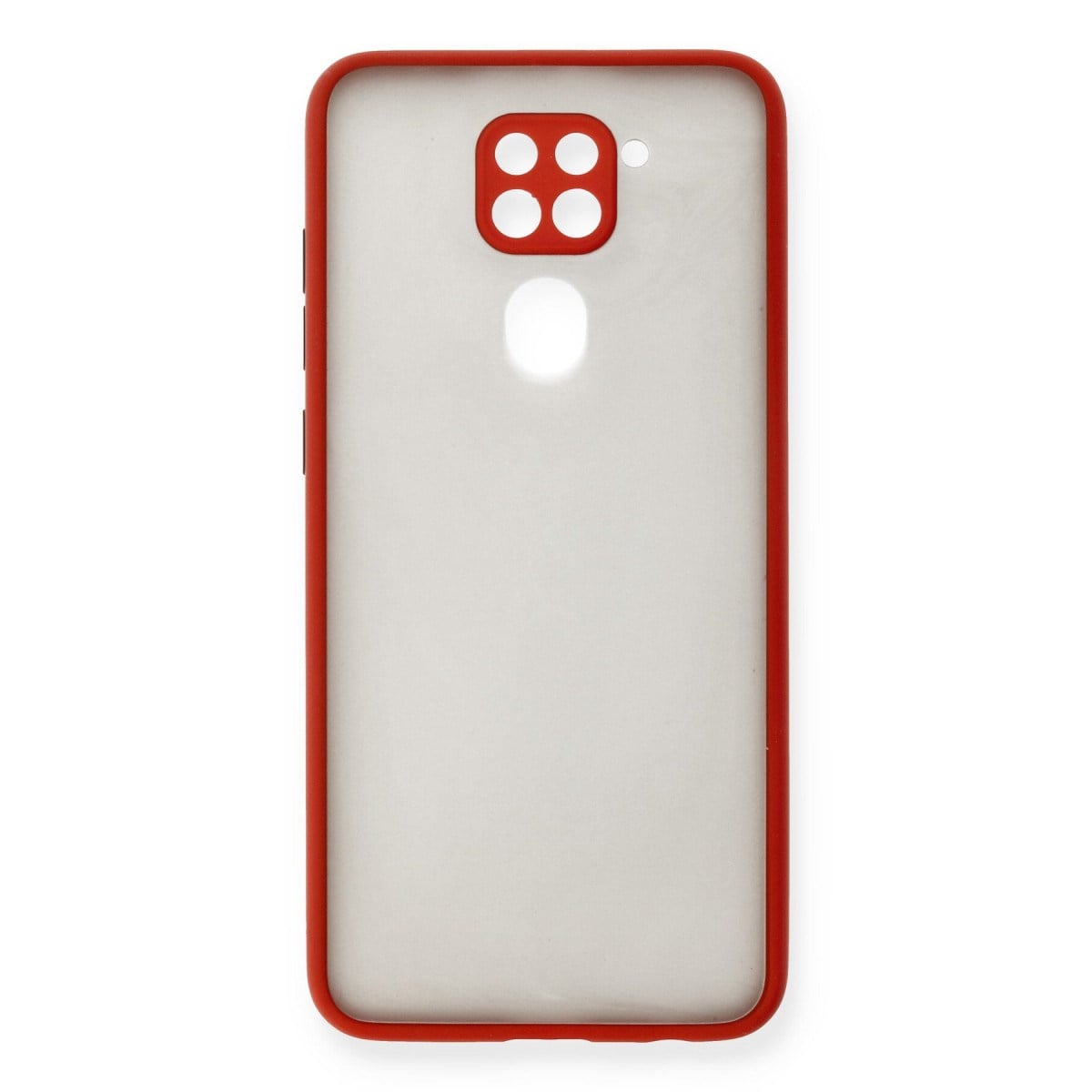 Redmi Note 9 Kılıf Montreal Silikon Kapak - Kırmızı