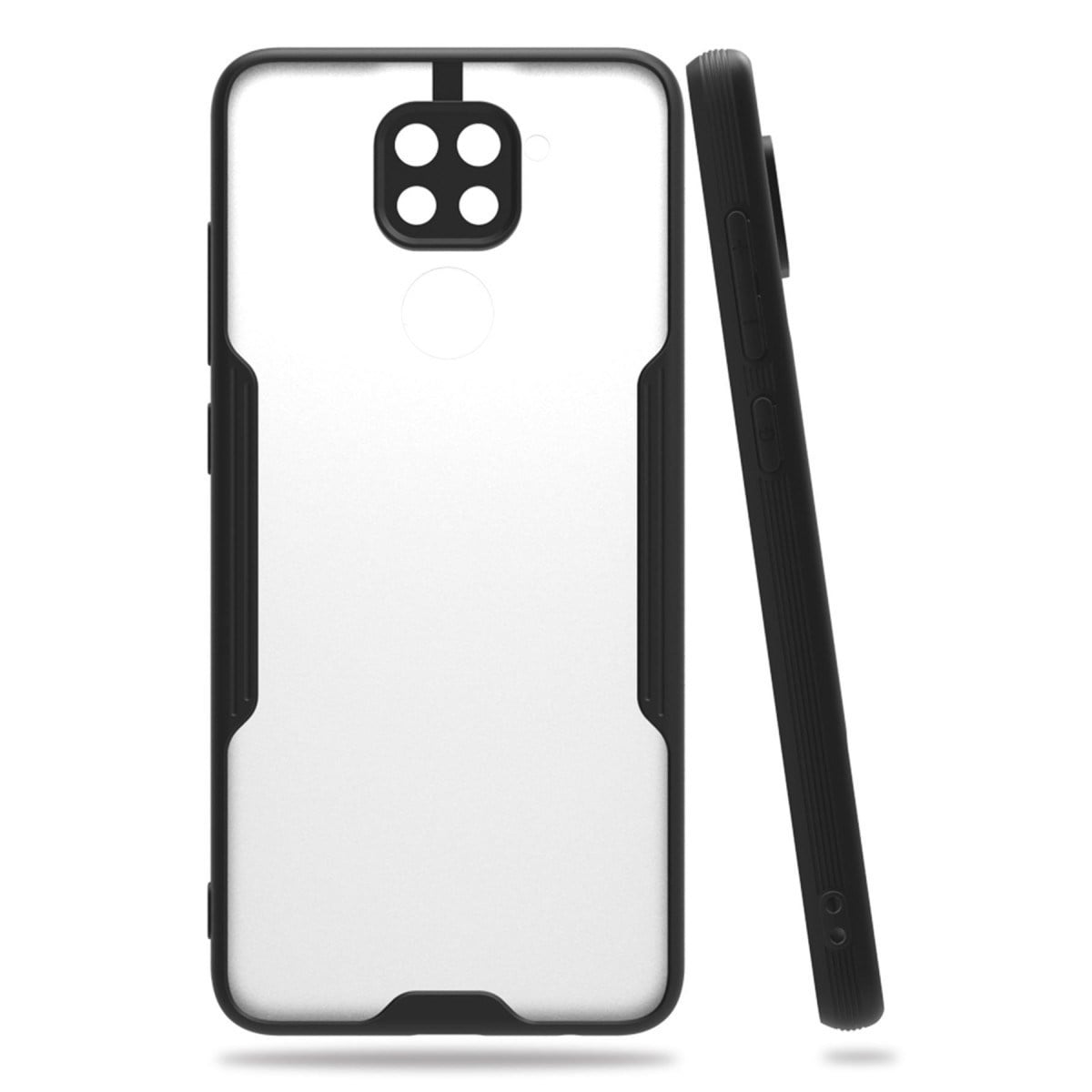 Redmi Note 9 Kılıf Platin Silikon - Siyah