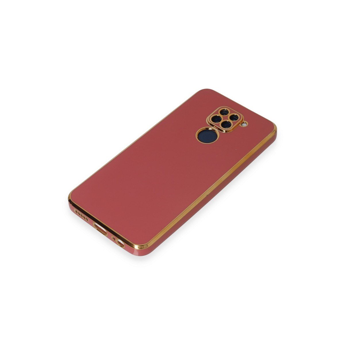 Redmi Note 9 Kılıf Volet Silikon - Kırmızı