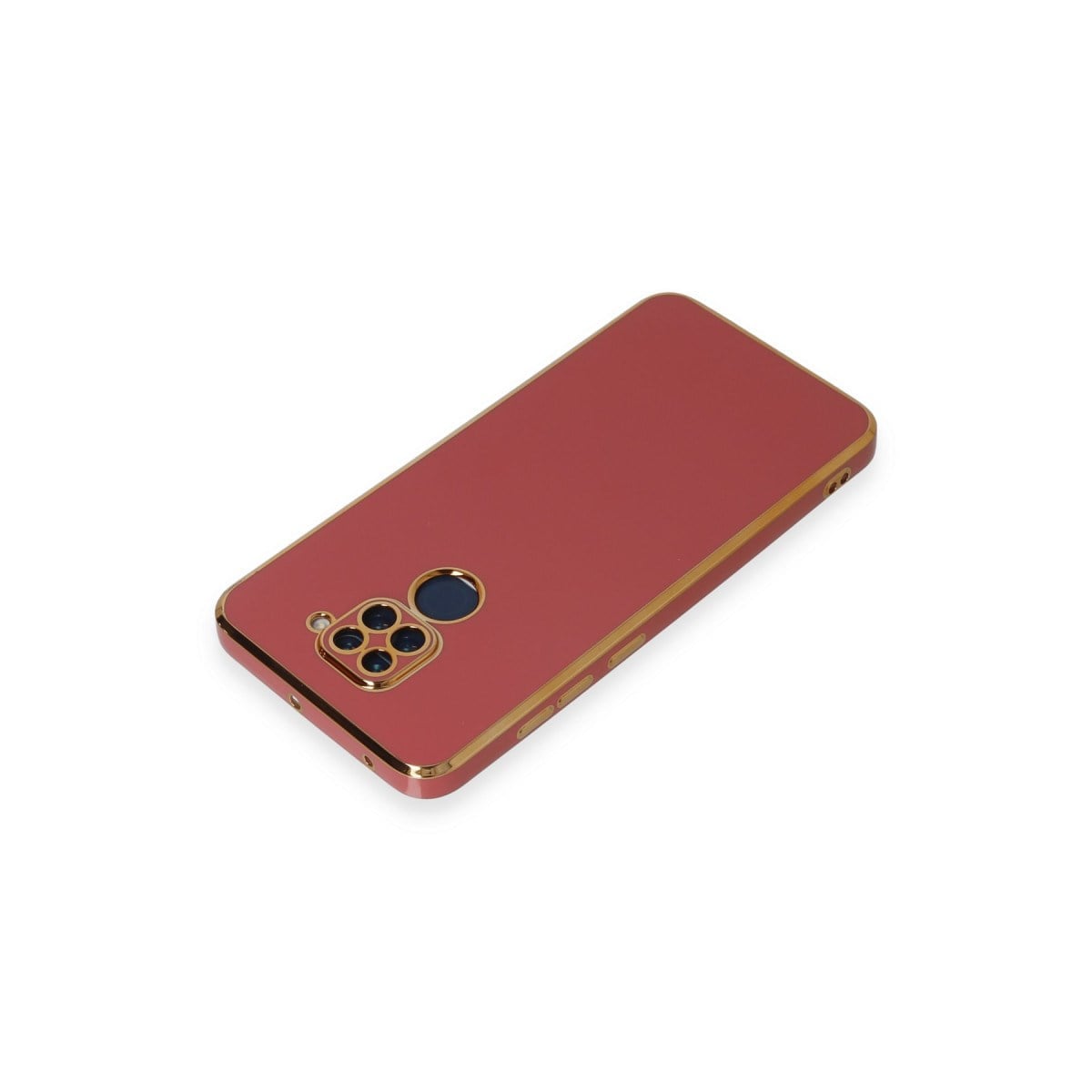 Redmi Note 9 Kılıf Volet Silikon - Kırmızı