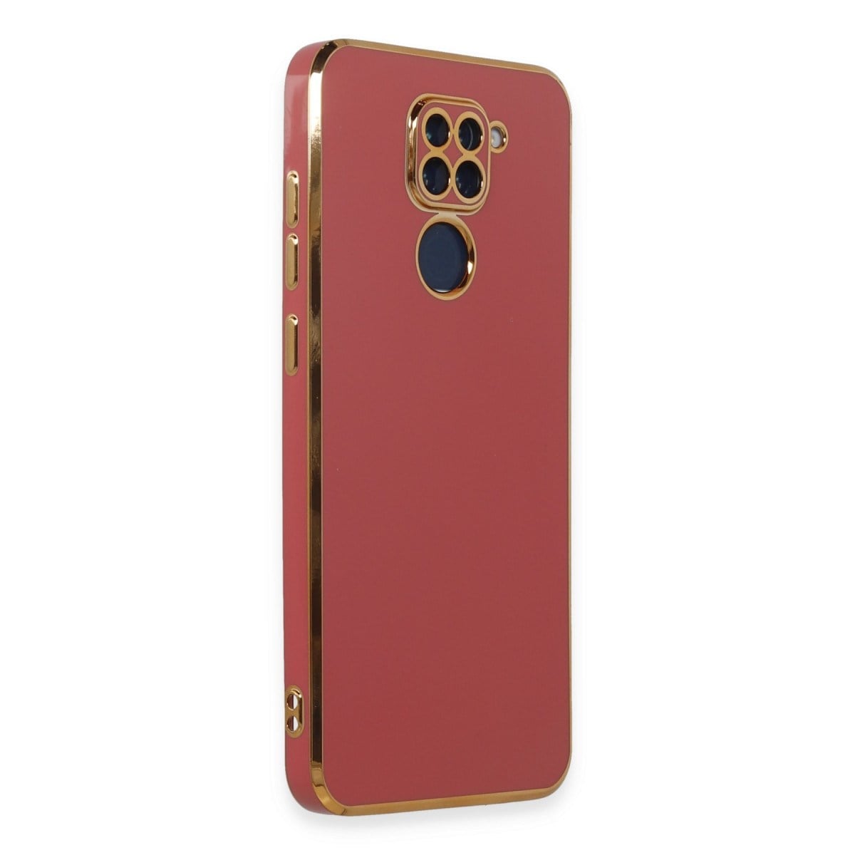 Redmi Note 9 Kılıf Volet Silikon - Kırmızı