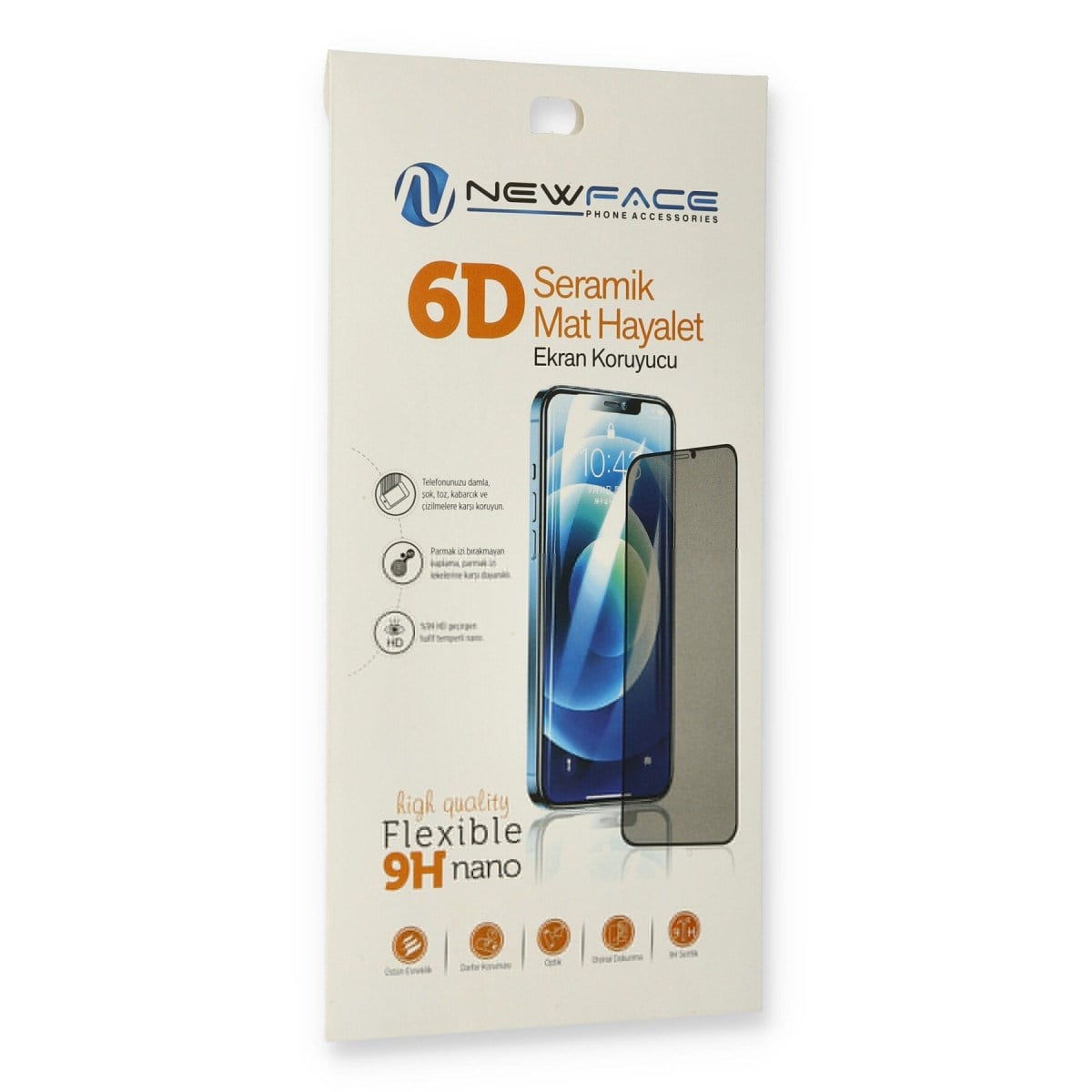 Redmi Note 9 Pro 6D Mat Seramik Hayalet Nano Ekran Koruyucu