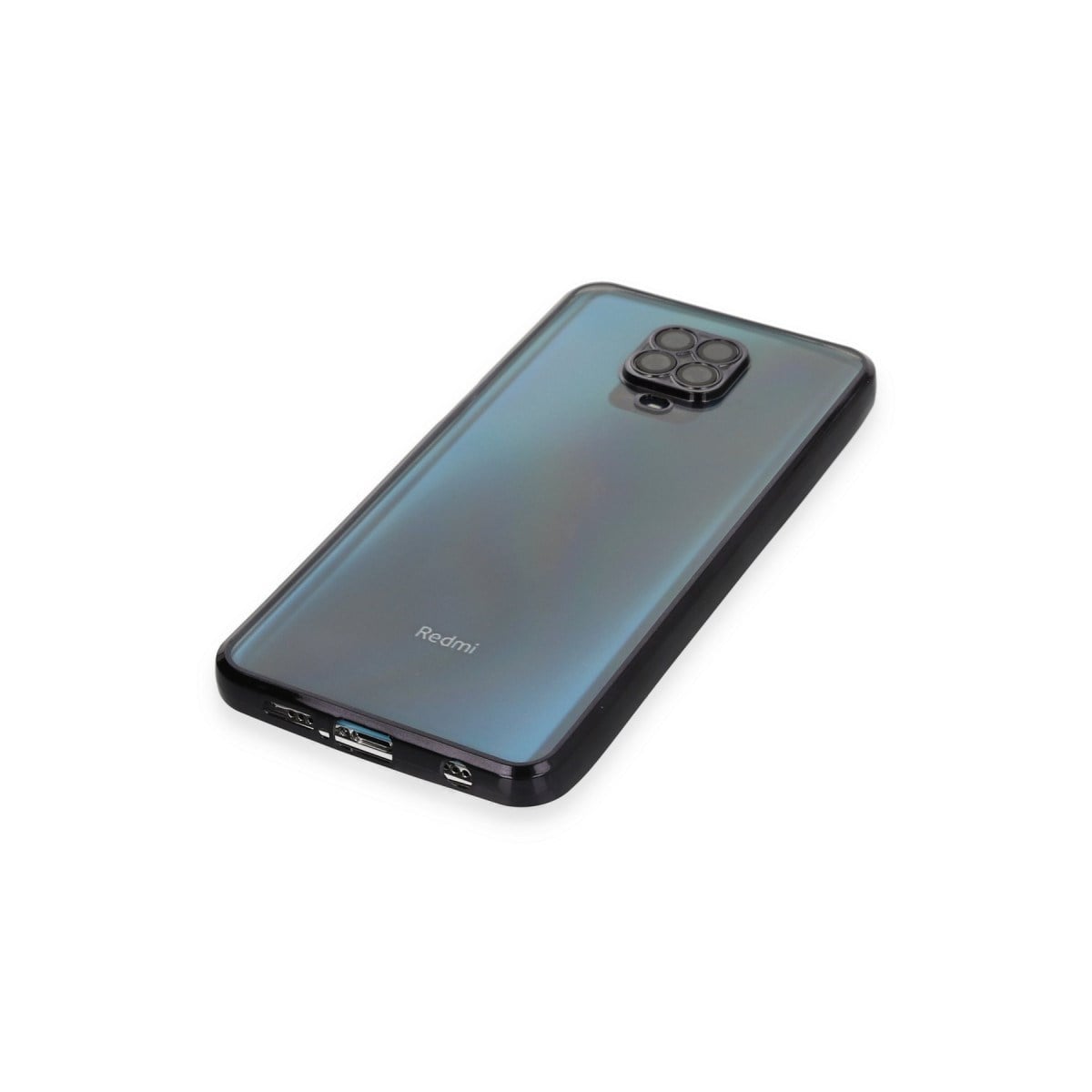 Redmi Note 9 Pro Kılıf Razer Lensli Silikon - Siyah