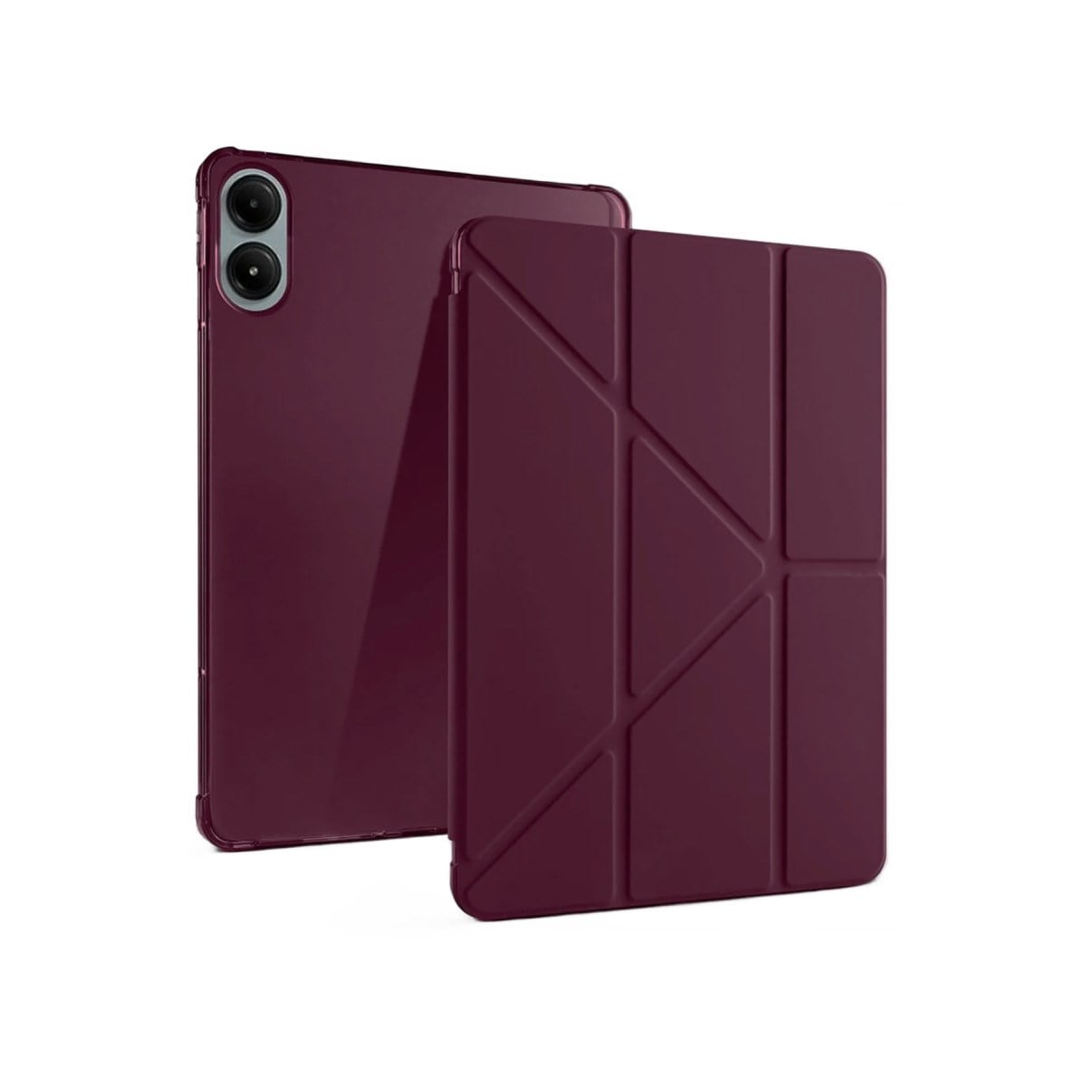Redmi Pad Pro 12.1 Kılıf Kalemlikli Mars Tablet Kılıfı - Mürdüm
