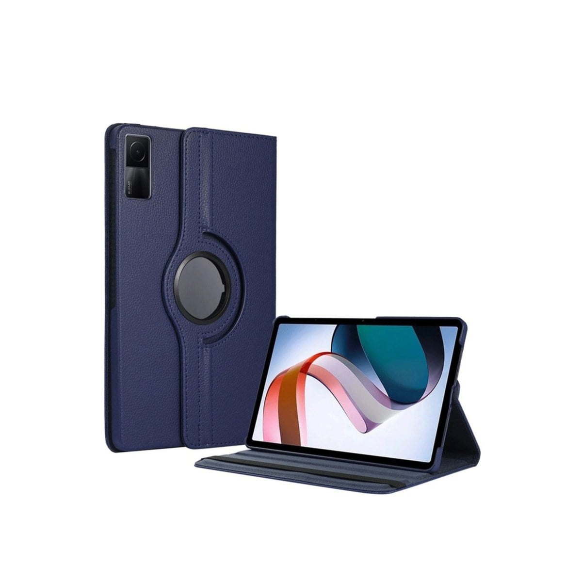 Redmi Pad SE 4G Kılıf 360 Tablet Deri Kılıf - Lacivert