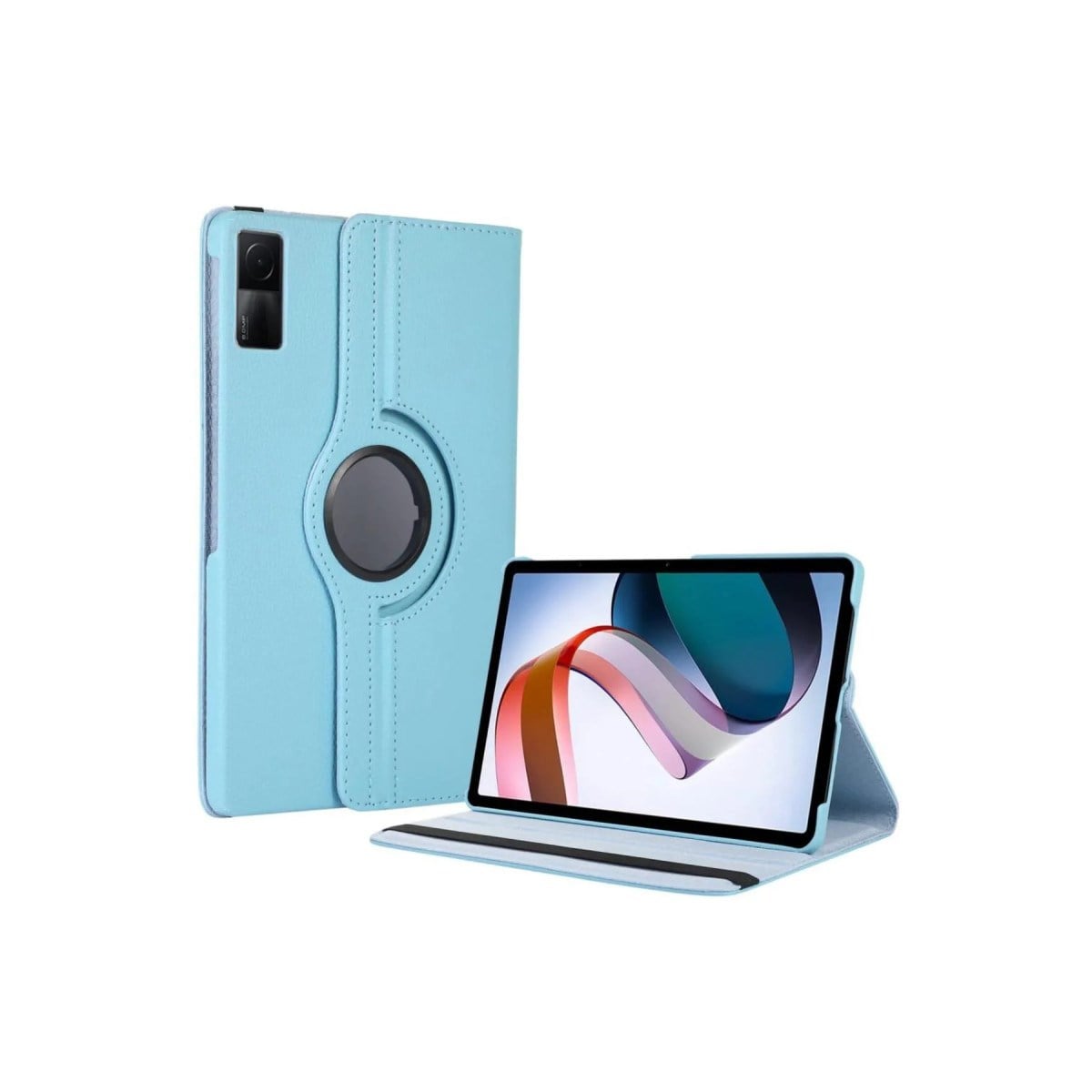 Redmi Pad SE 4G Kılıf 360 Tablet Deri Kılıf - Turkuaz