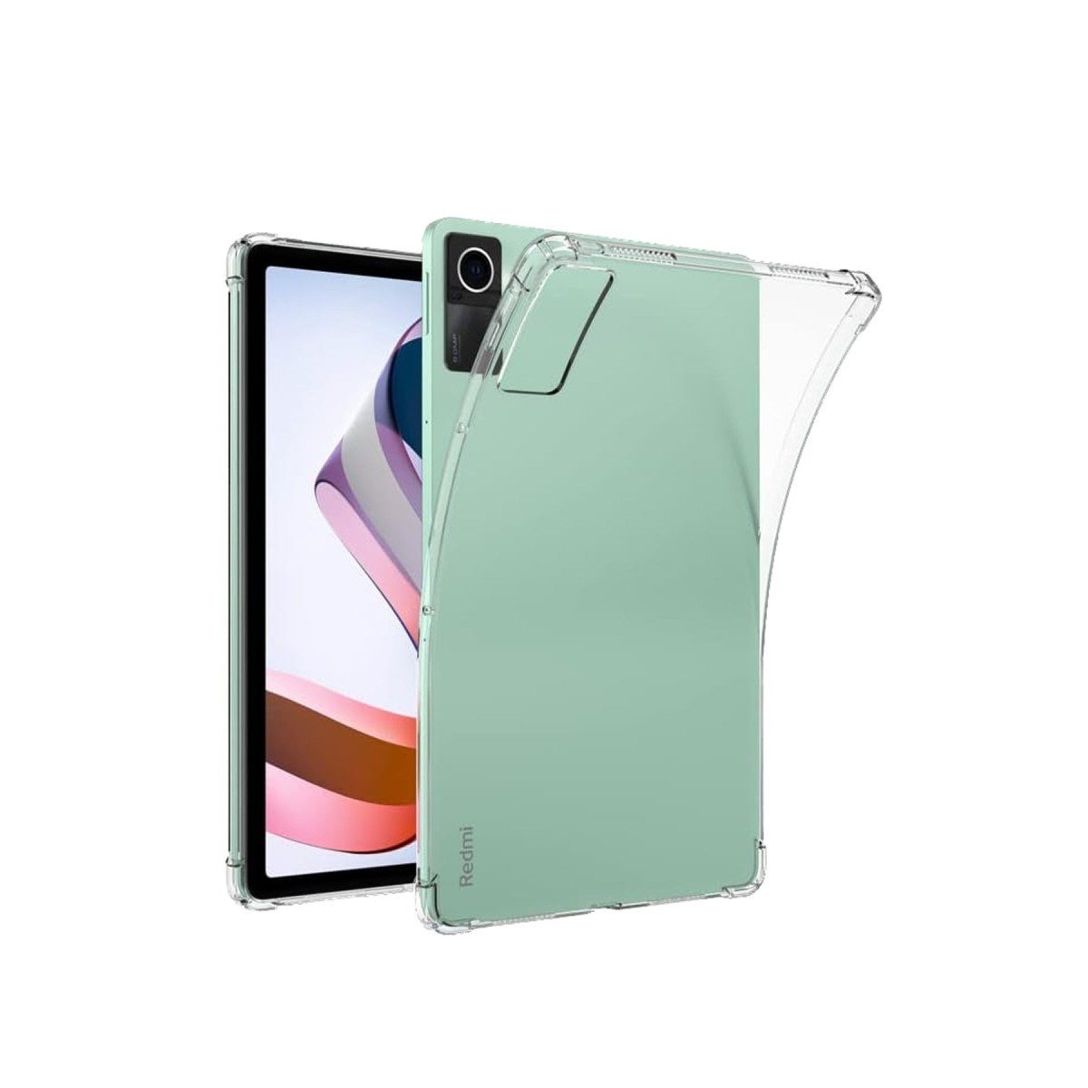 Redmi Pad SE Kılıf Anti Shock Tablet Silikon - Şeffaf