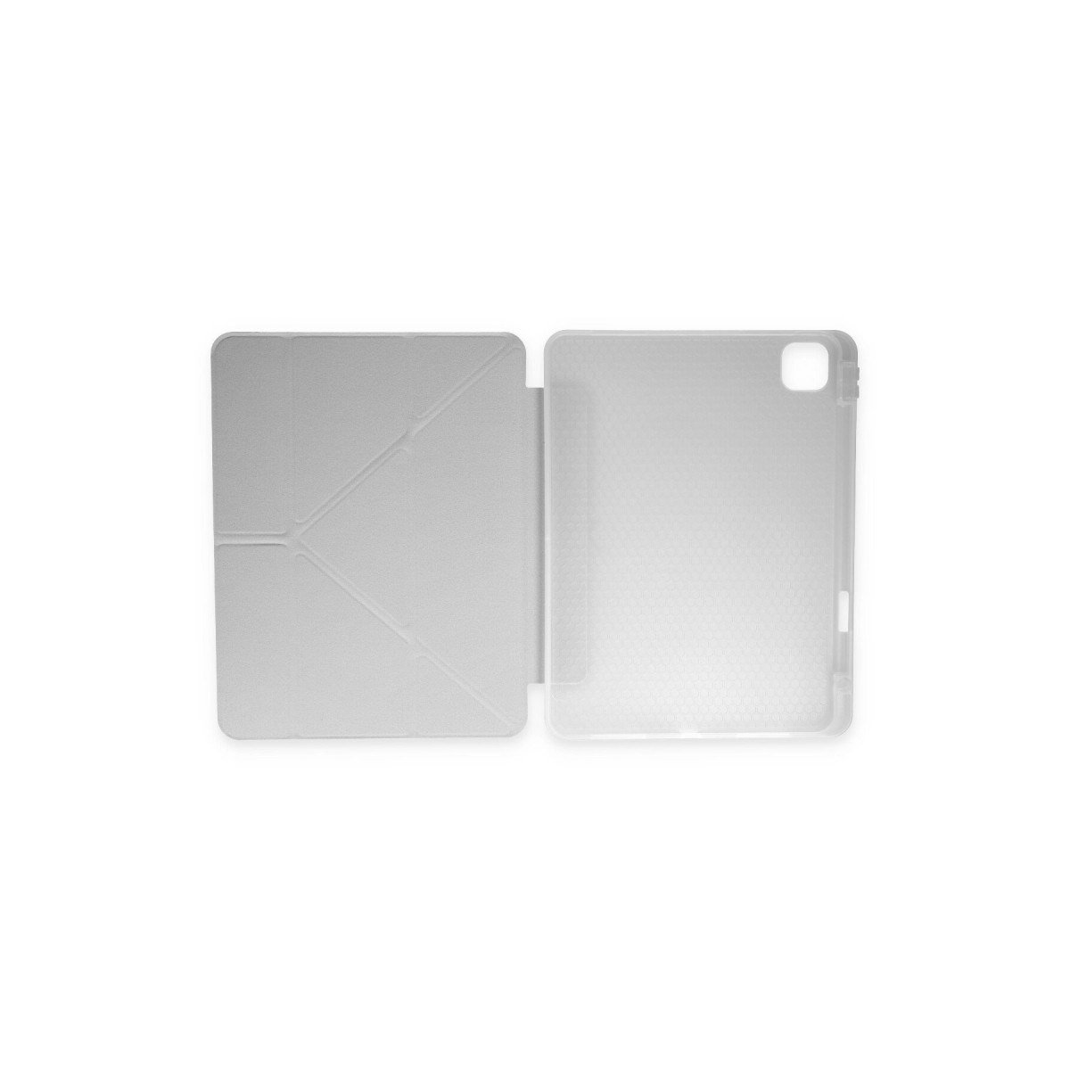 Redmi Pad SE Kılıf Kalemlikli Mars Tablet Kılıfı - Gri