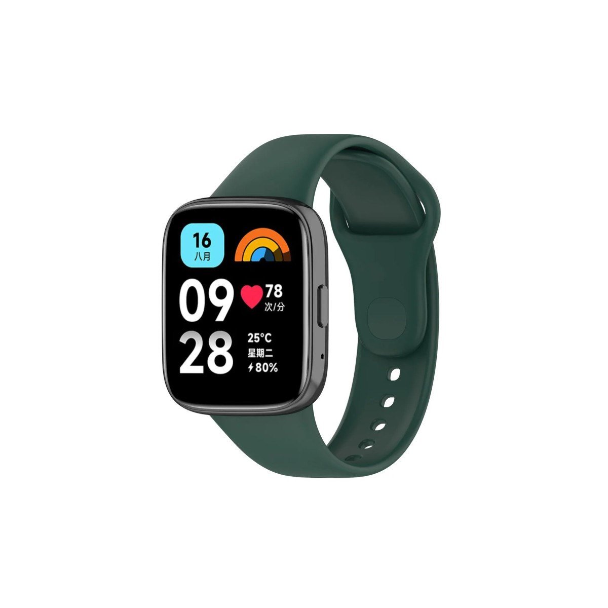 Redmi Watch 3 Active Klasik Kordon - Haki Yeşil